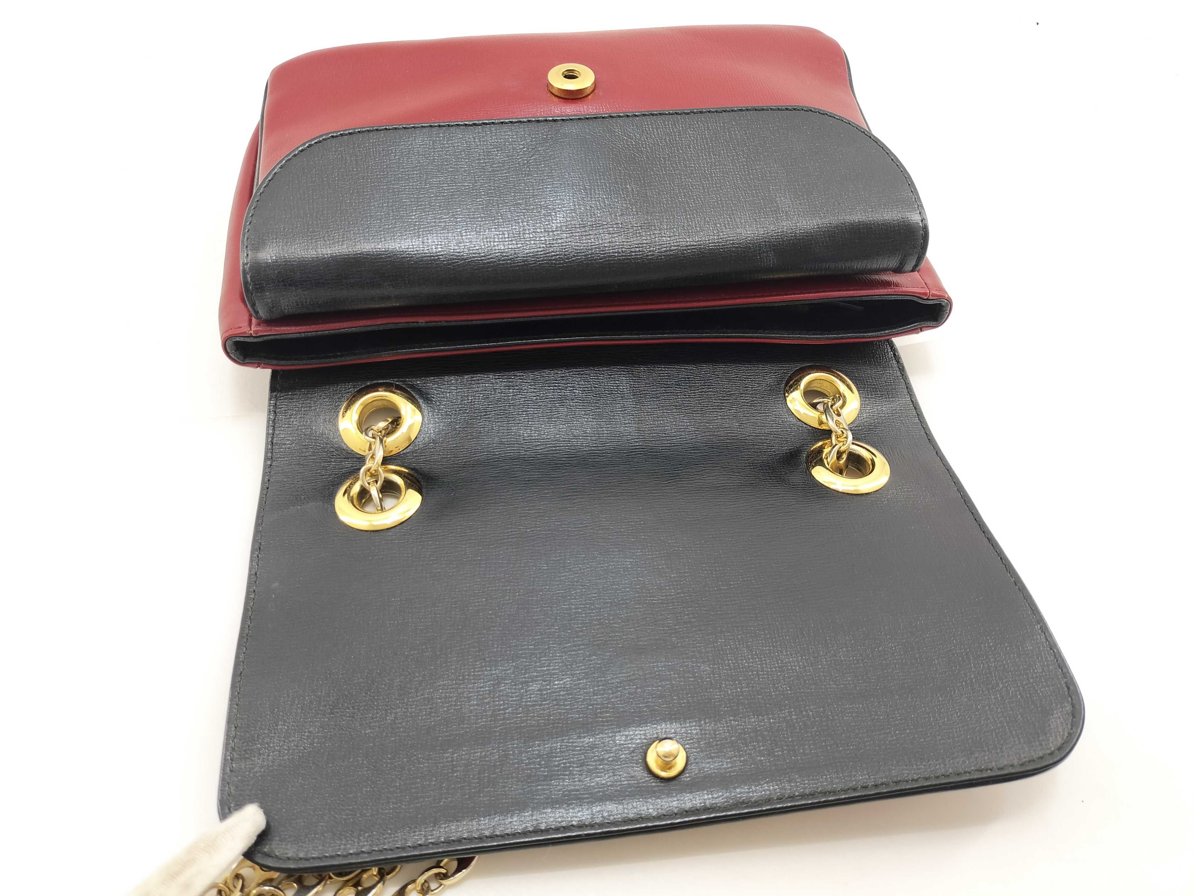 Marina 576421 Red Black Chain Shoulder Bag — view 9