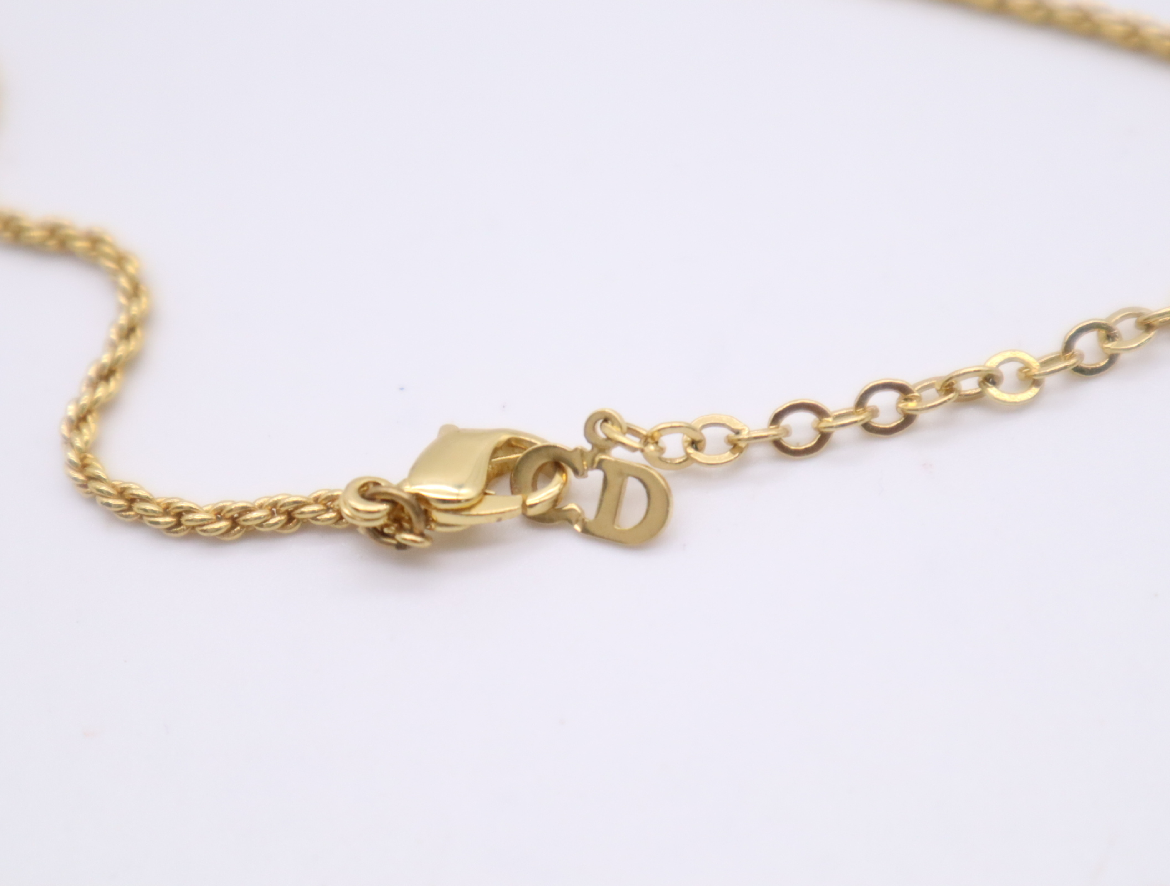 GP Emblem Logo Circle Necklace Gold Necklace — view 5