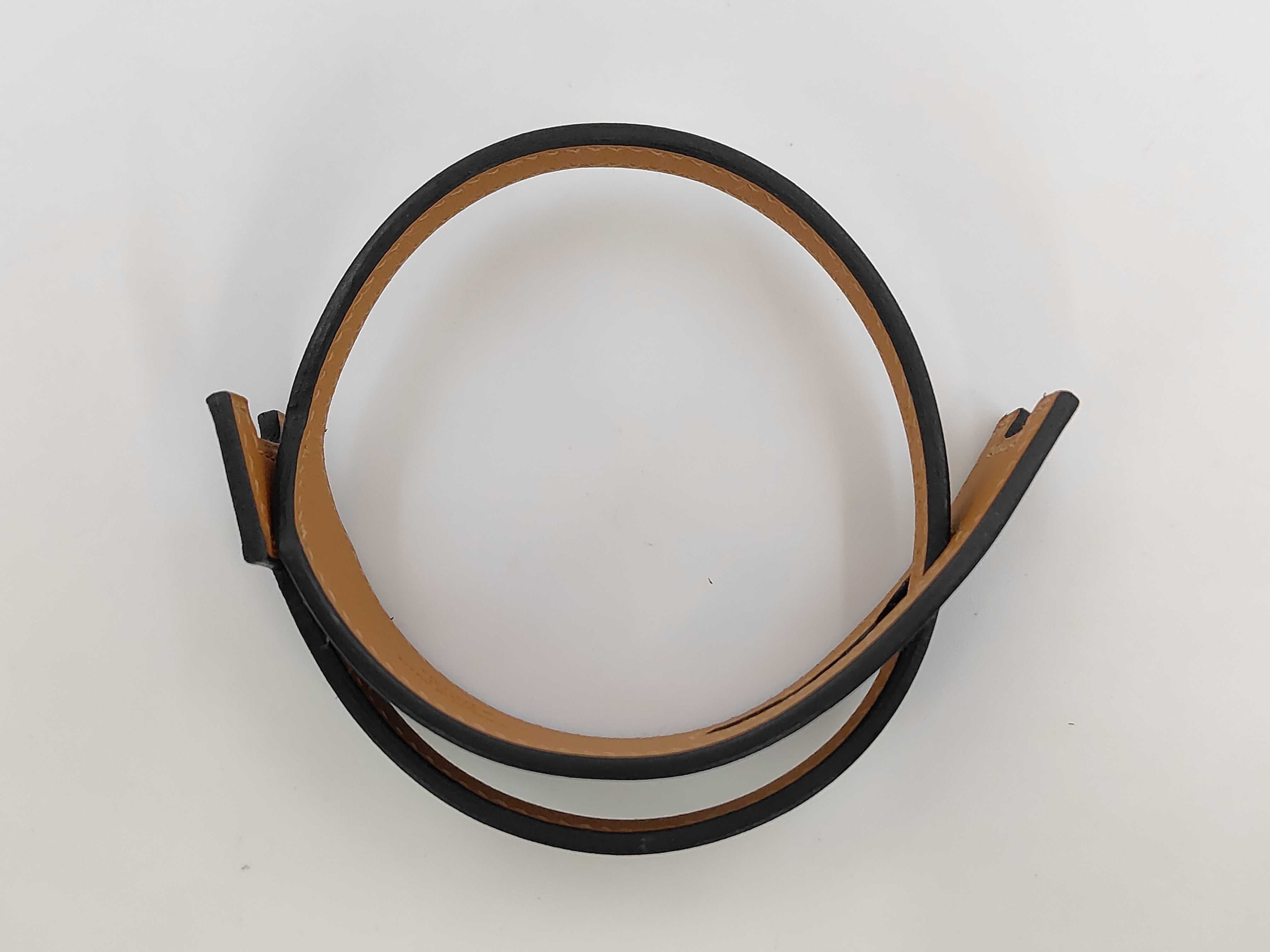 Jet Lug Leather Bracelet/Bangle — view 2