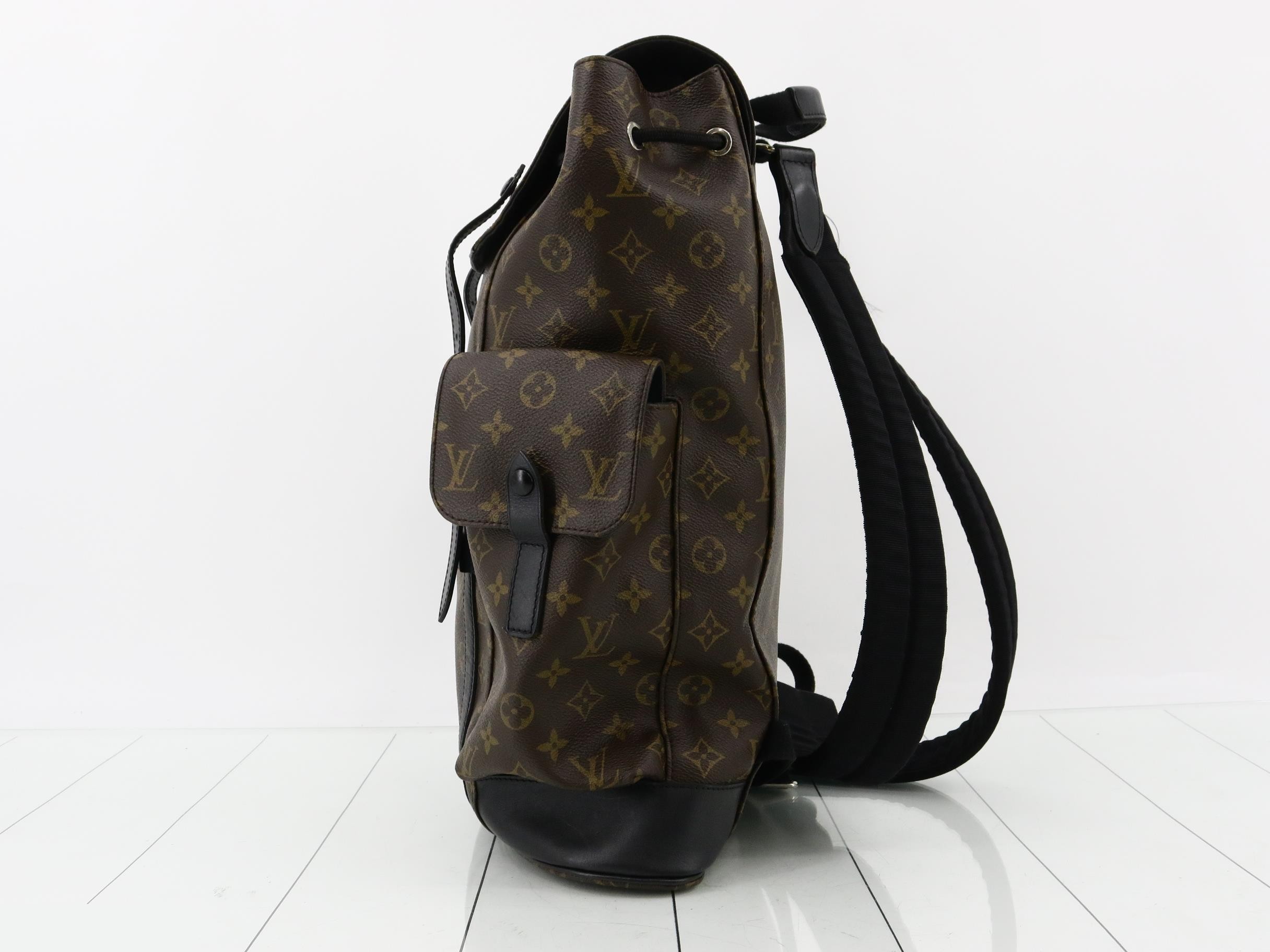 Monogram Macassar Christopher MM Backpack — view 3