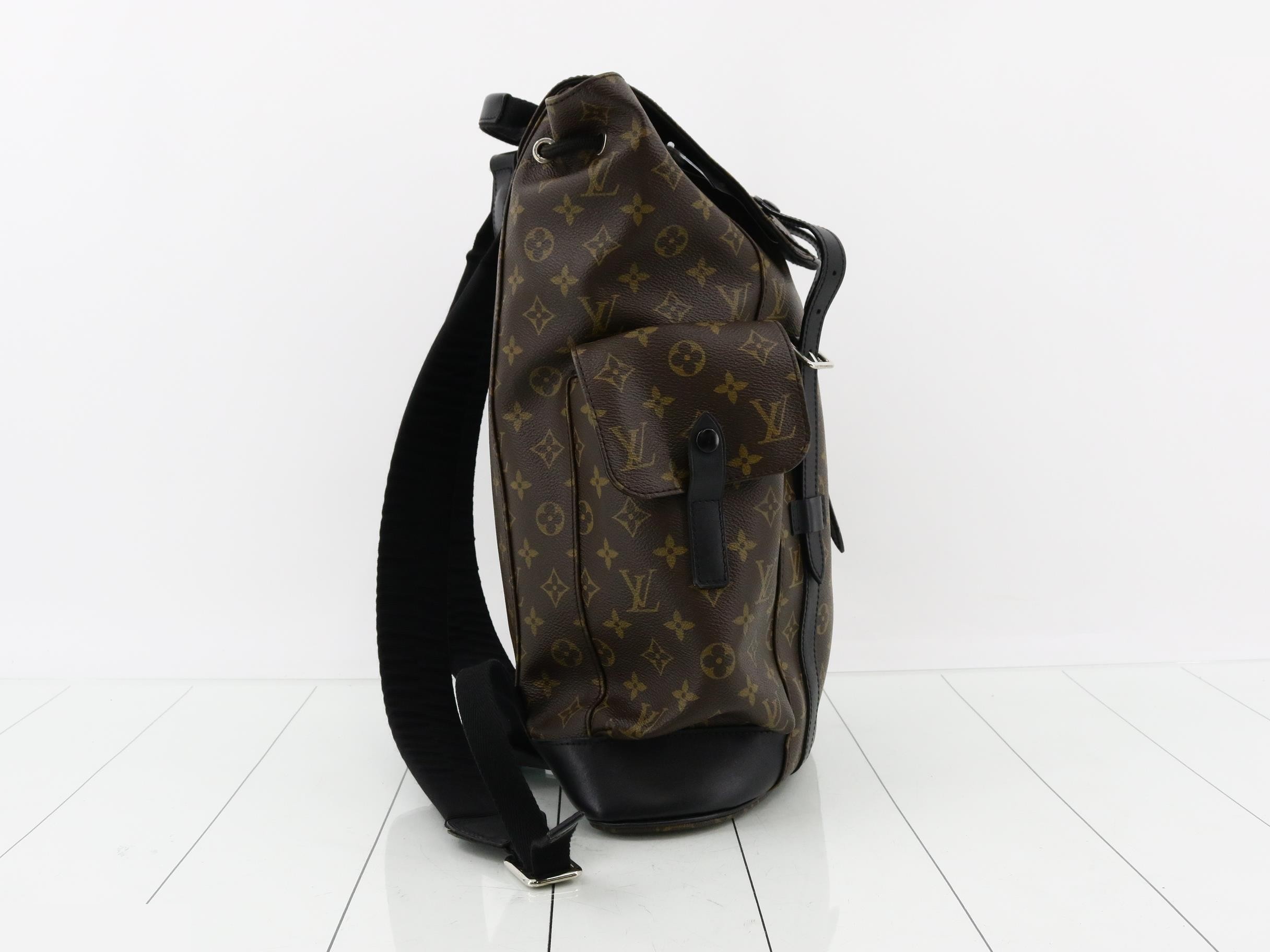 Monogram Macassar Christopher MM Backpack — view 4