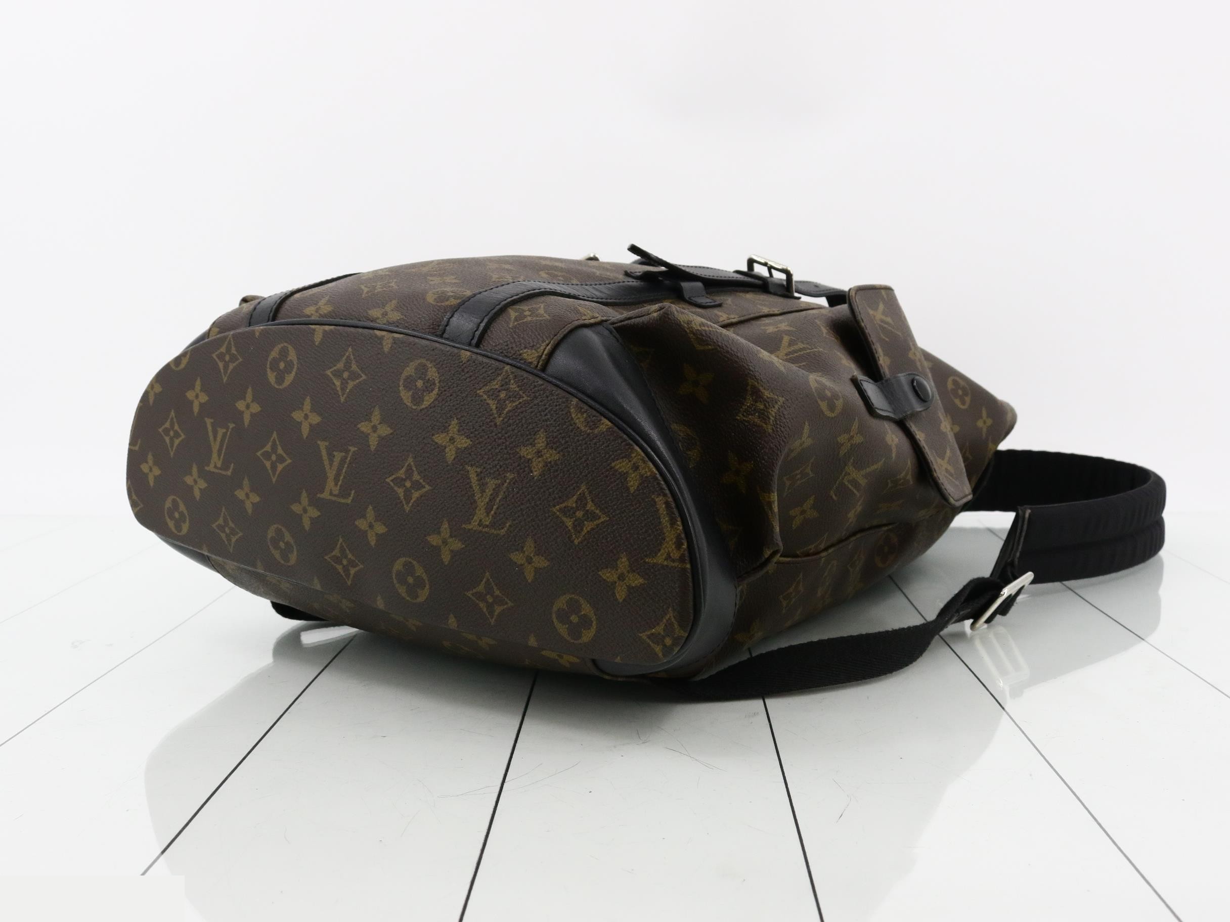 Monogram Macassar Christopher MM Backpack — view 6