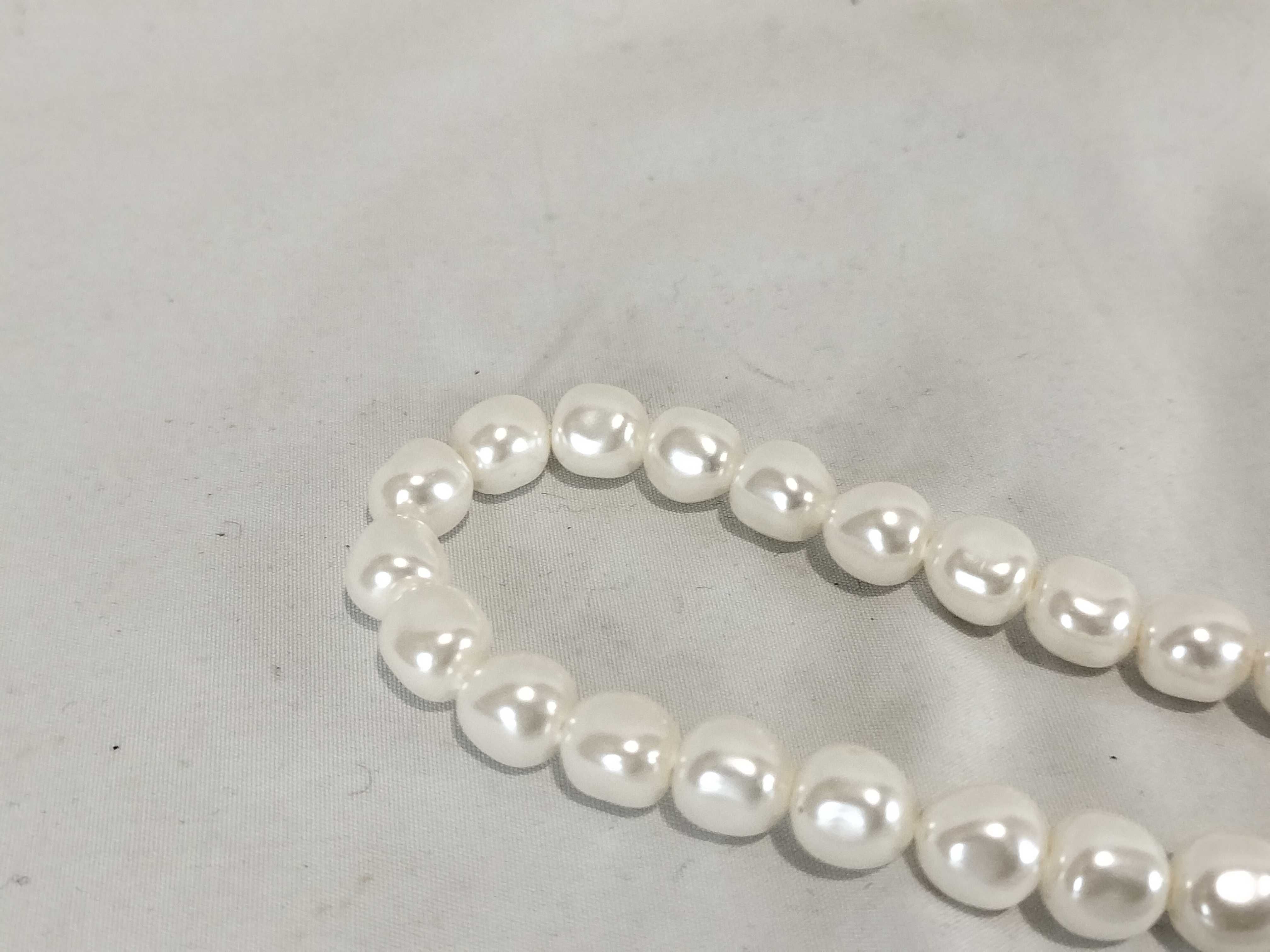 Montaigne Necklace CD Logo Pearl Rhinestone Necklace — view 8
