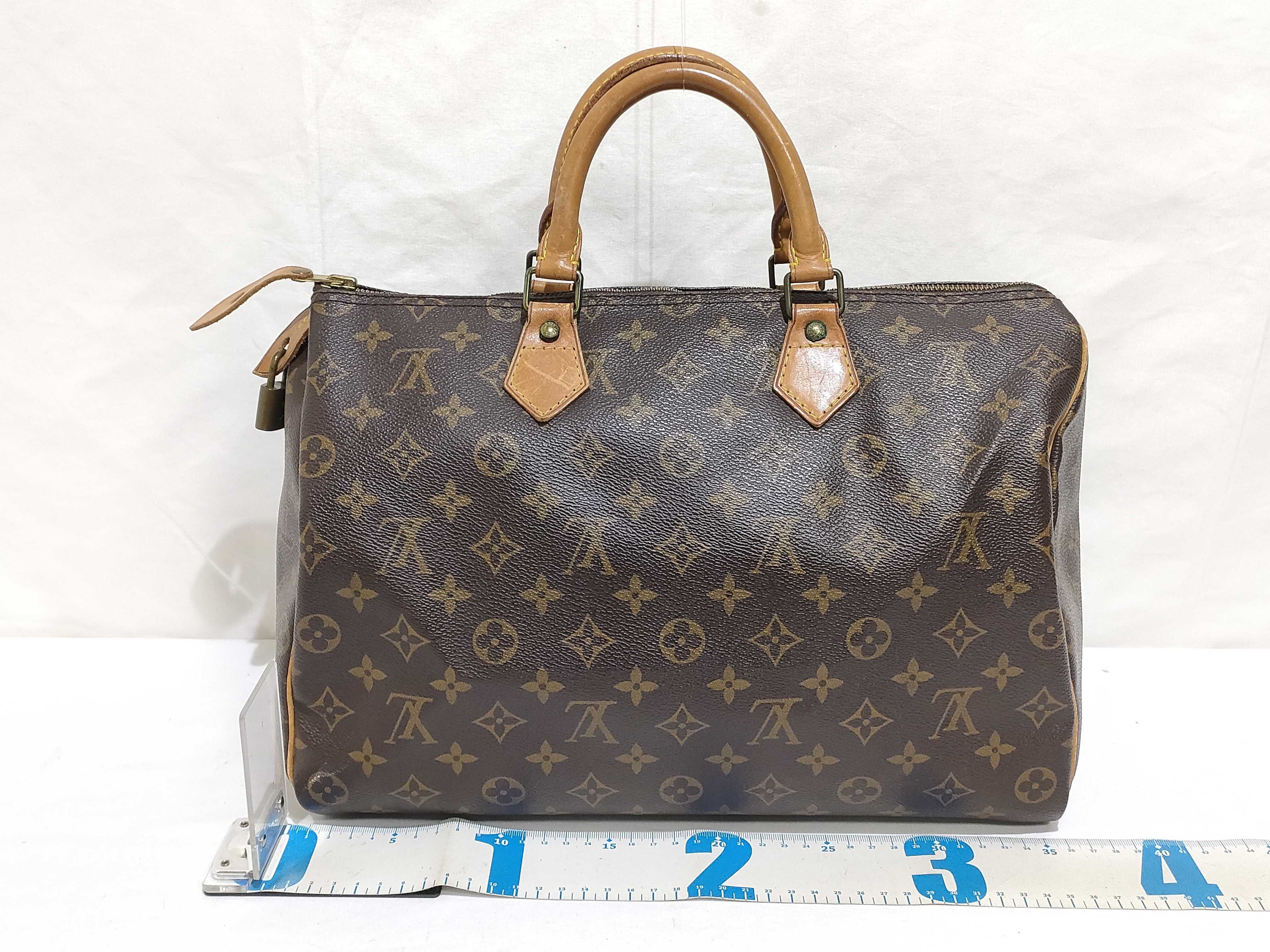 Monogram Speedy 35 M41524 MB1900 Brown Handbag — view 2