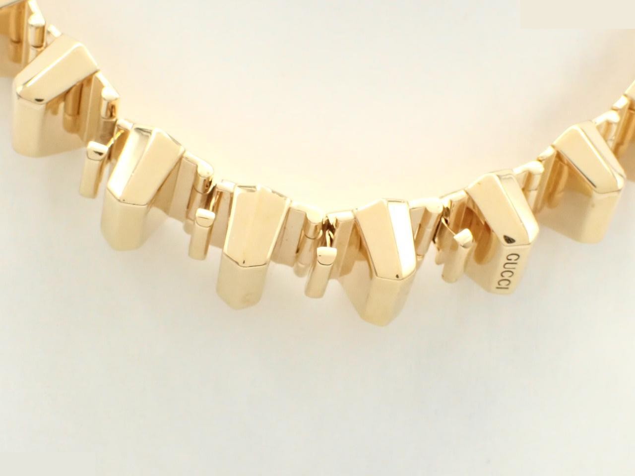Geometric studded choker necklace, neck circumference approximately 38cm — view 2