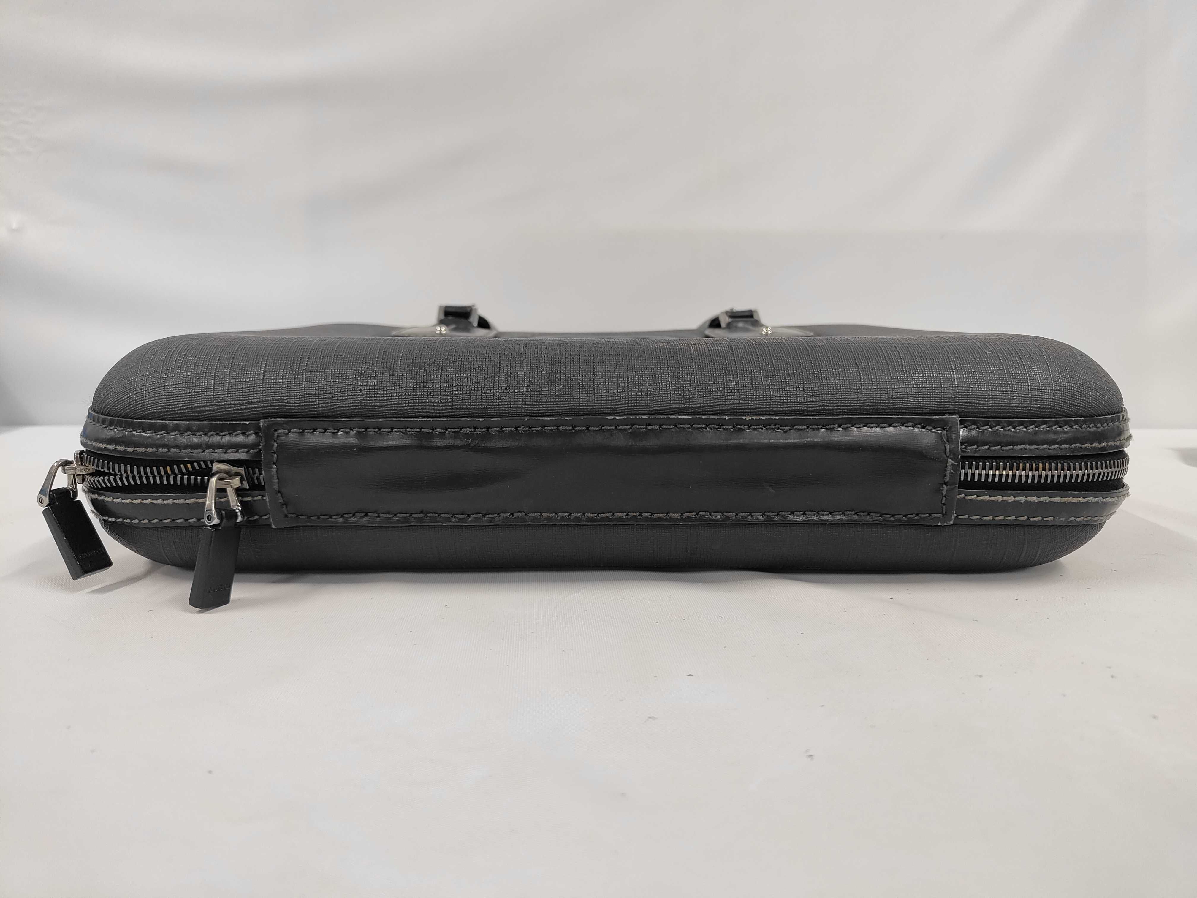 189762 Business Bag Handbag Interlocking G Black Business Bag — view 3