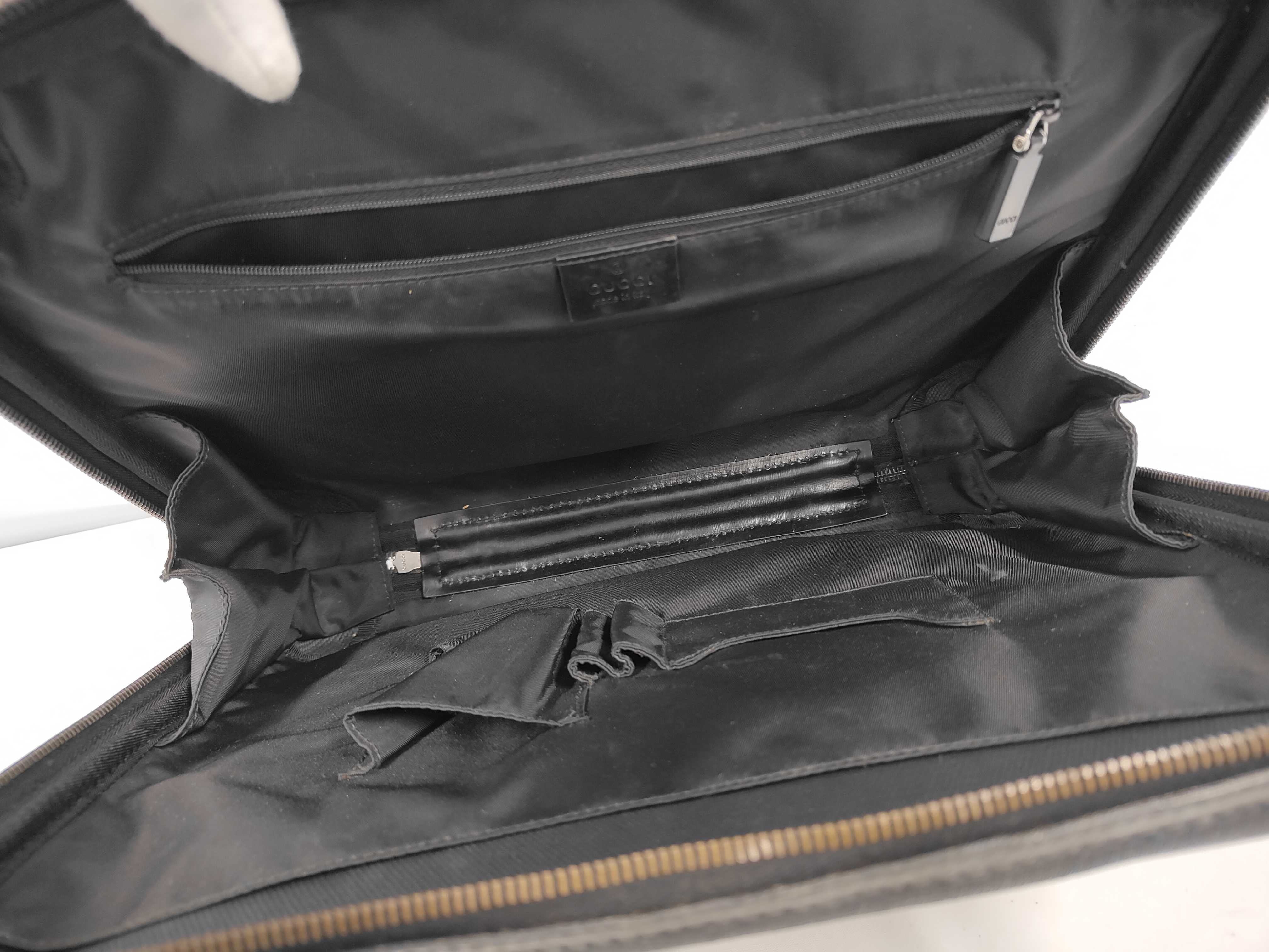 189762 Business Bag Handbag Interlocking G Black Business Bag — view 7