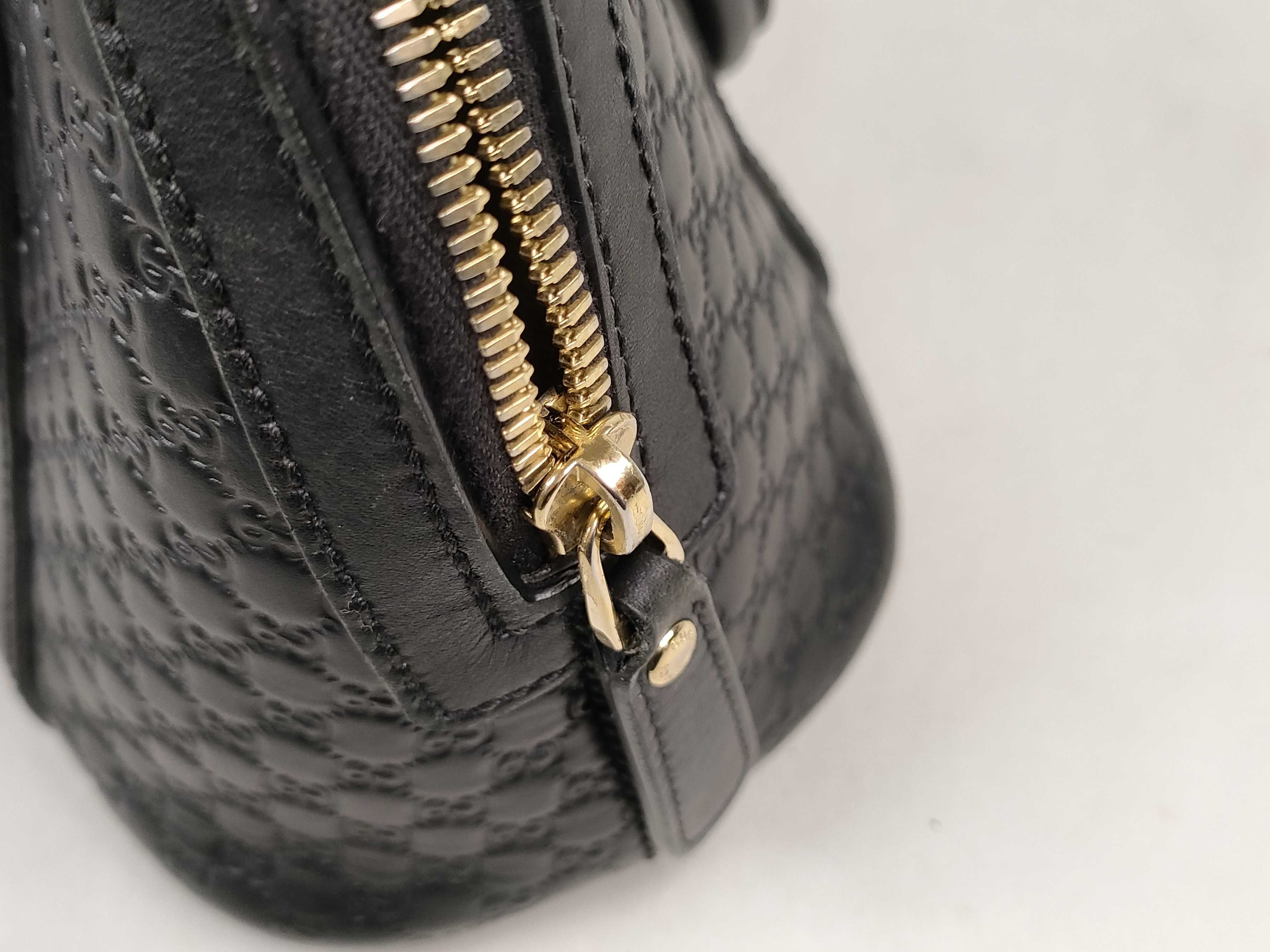 Microguccissima 2-Way Handbag, Black, 449654 (Handbag) — view 14
