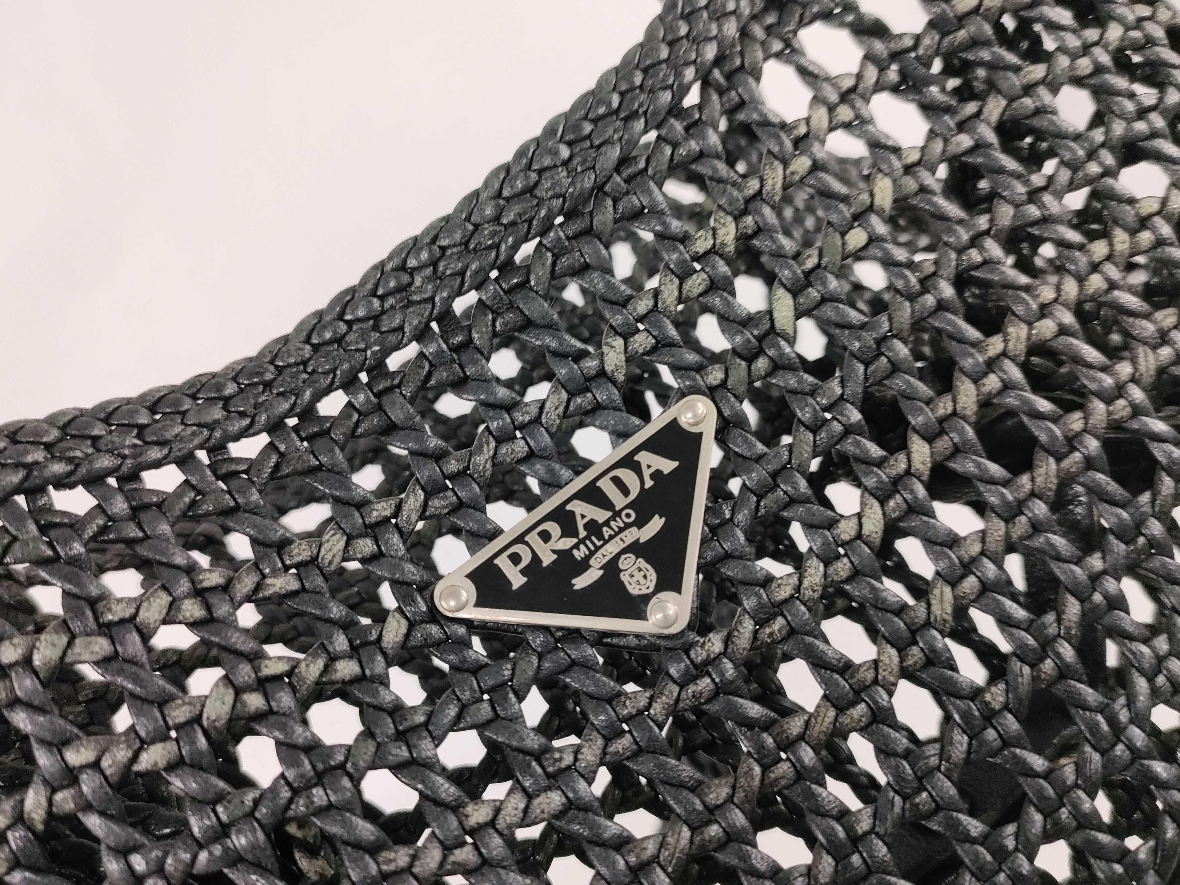 Mesh Woven Tote Bag — view 12