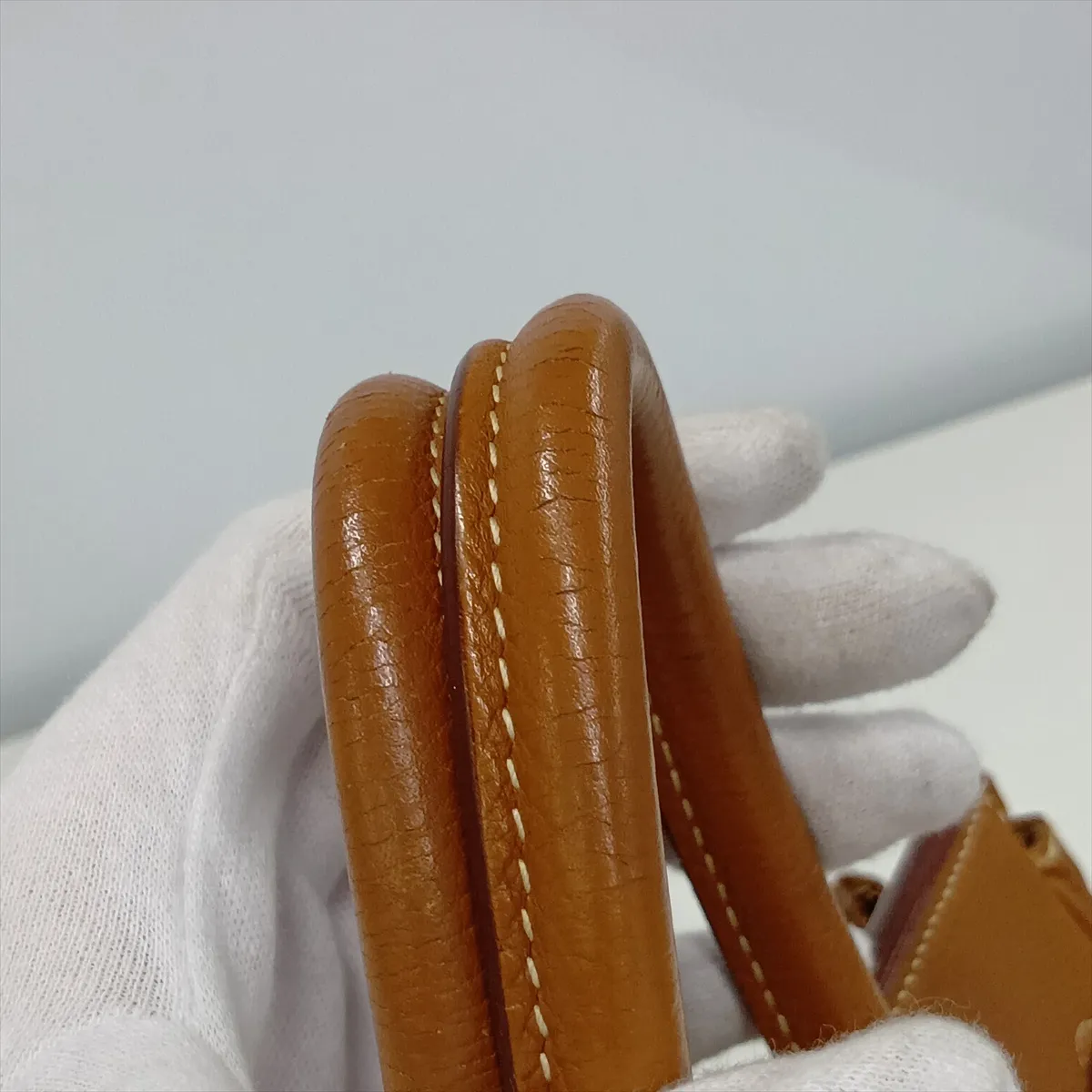[Individually packaged] Hermes Birkin 30 Letournée Togo Gold hardware F: 2002 — view 12