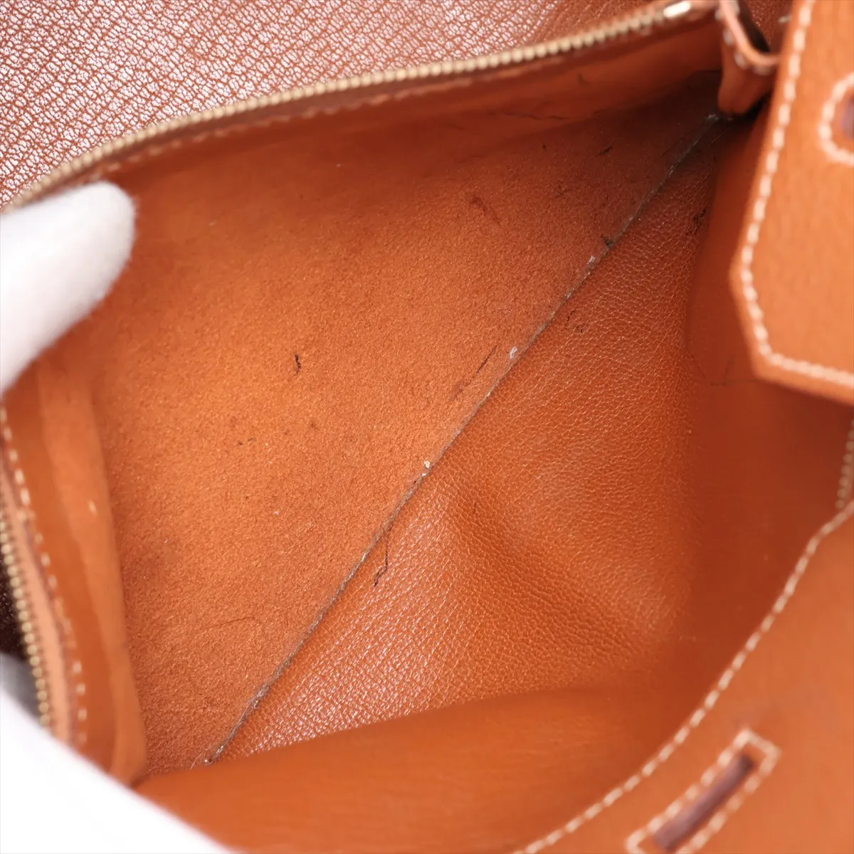 [Individually packaged] Hermes Birkin 30 Letournée Togo Gold hardware F: 2002 — view 8