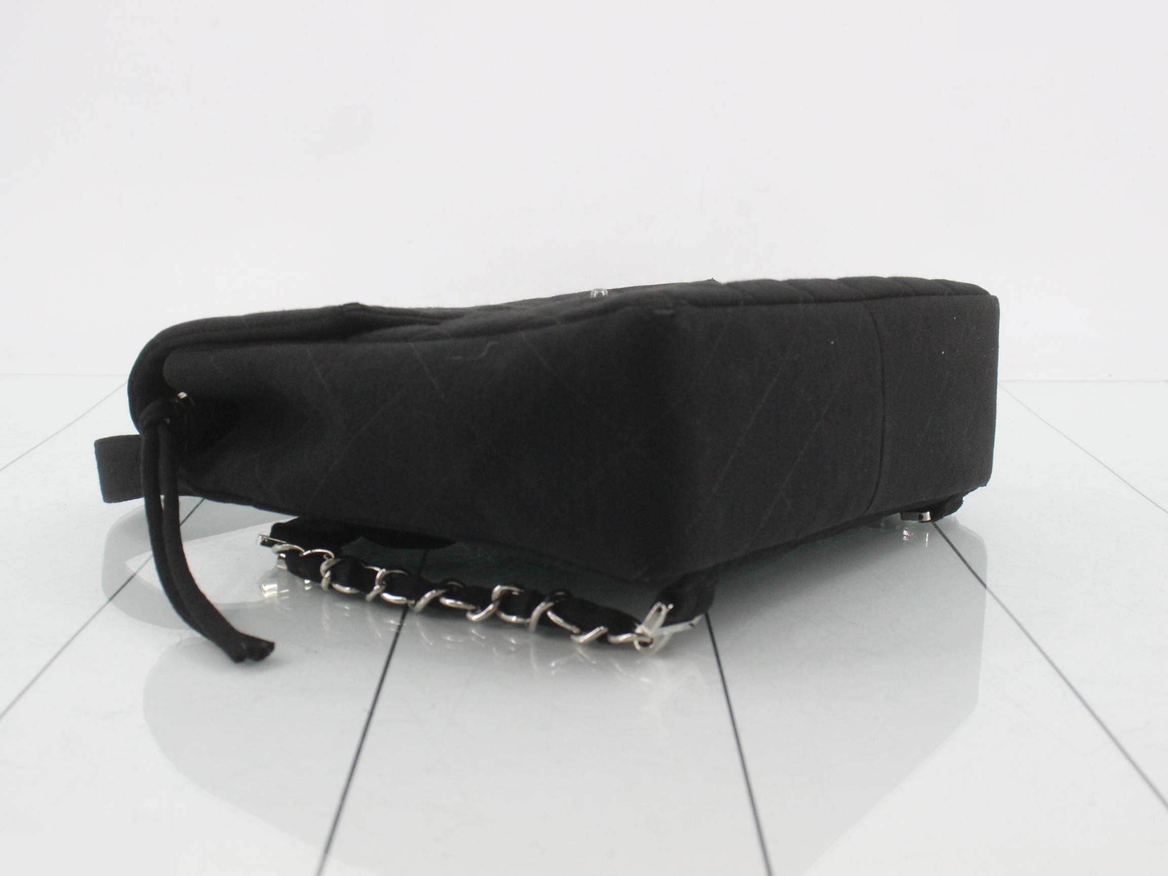Matelassé Cotton Chain Backpack, Series 4, Coco Mark — view 5