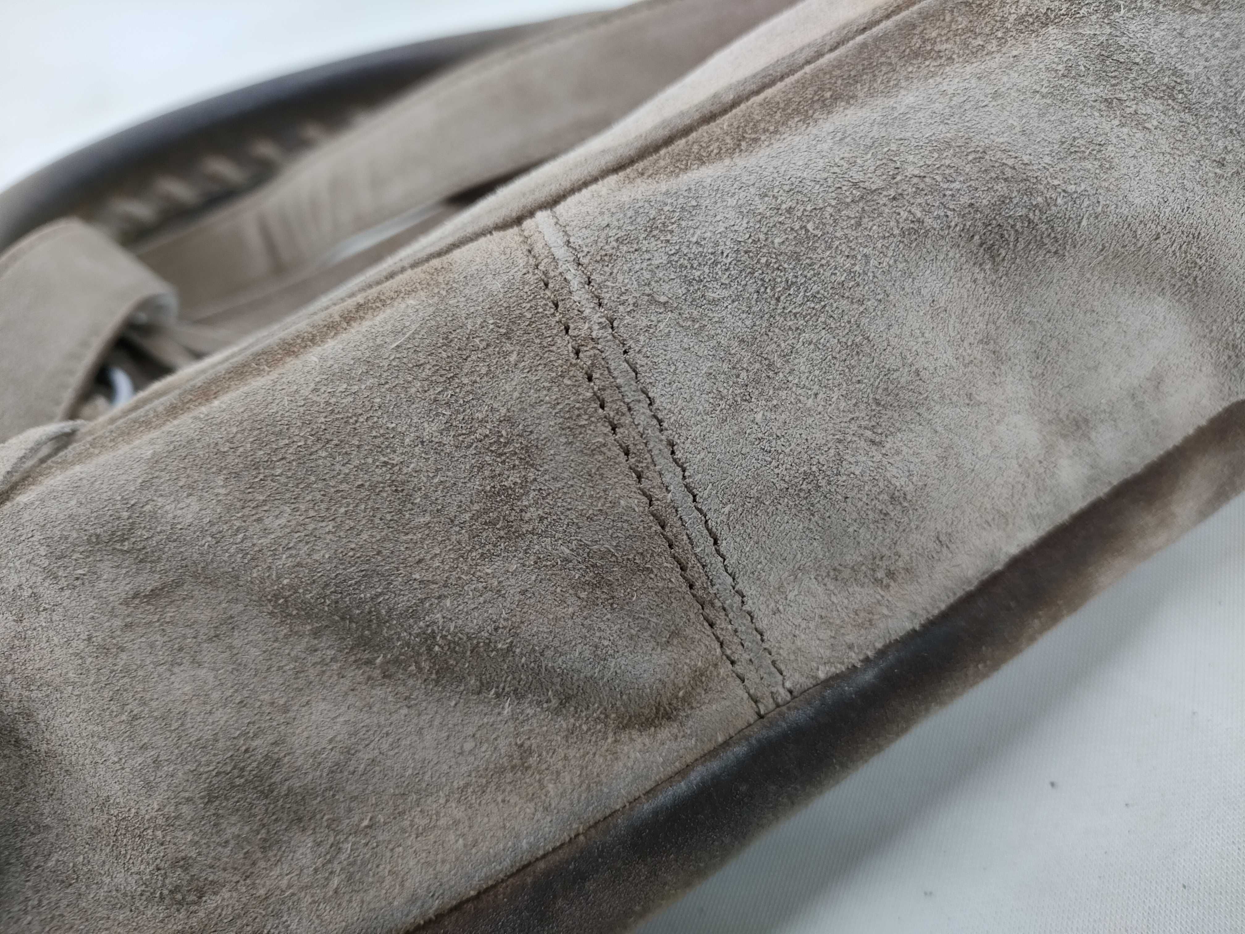 Suede Handbag 2-way Shoulder Bag Town Shoulder Bag with Mirror — view 15