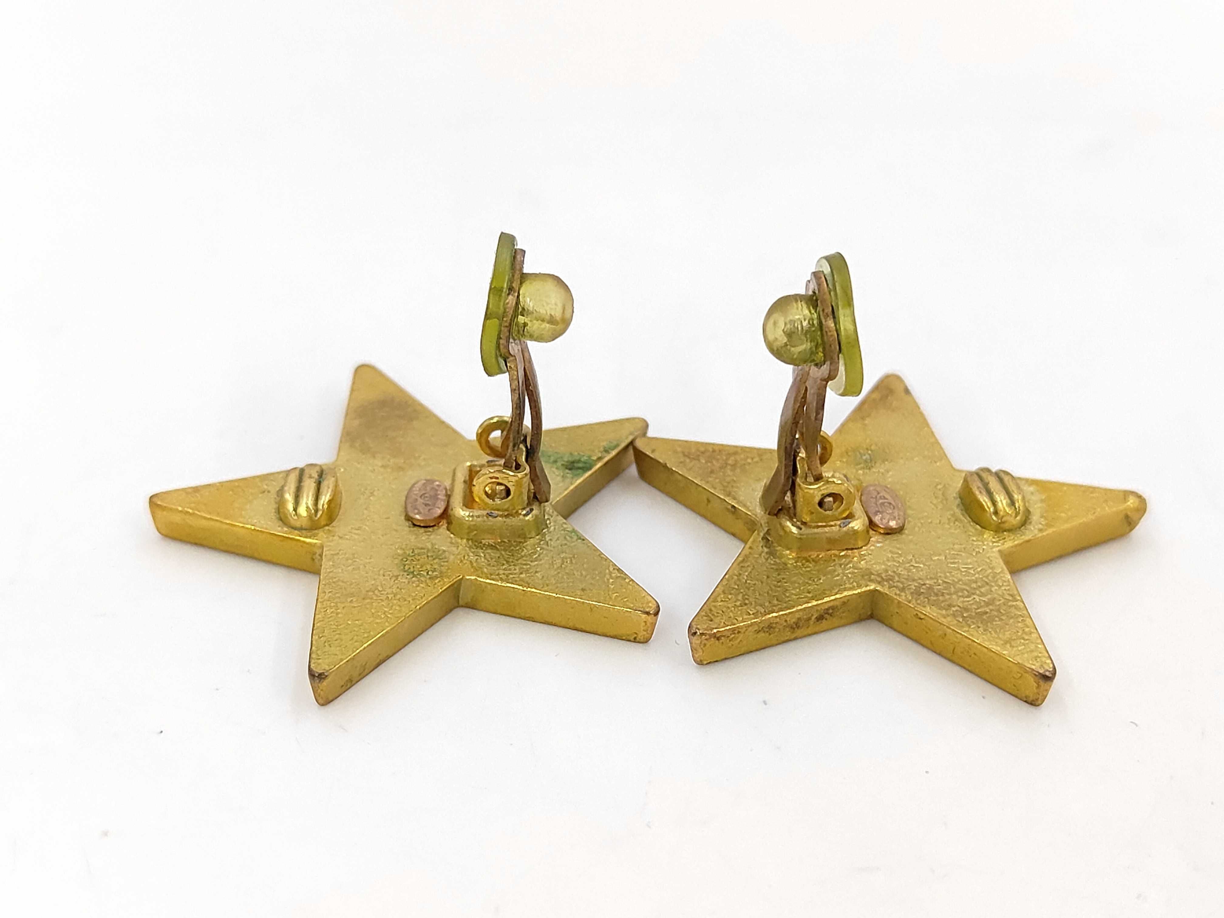 Star Coco Black Earrings — view 4