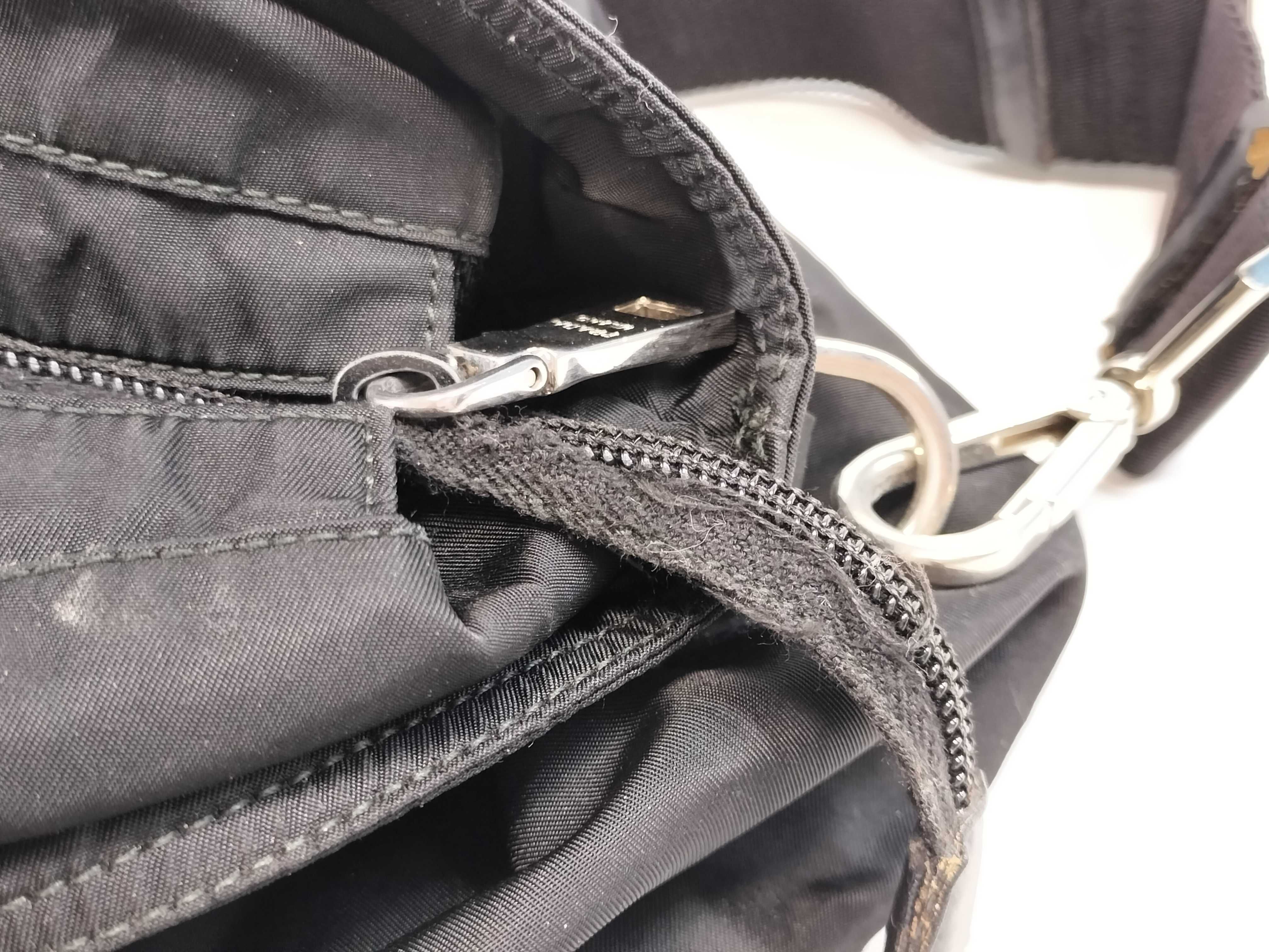 Nylon 2-Way Black Handbag — view 14