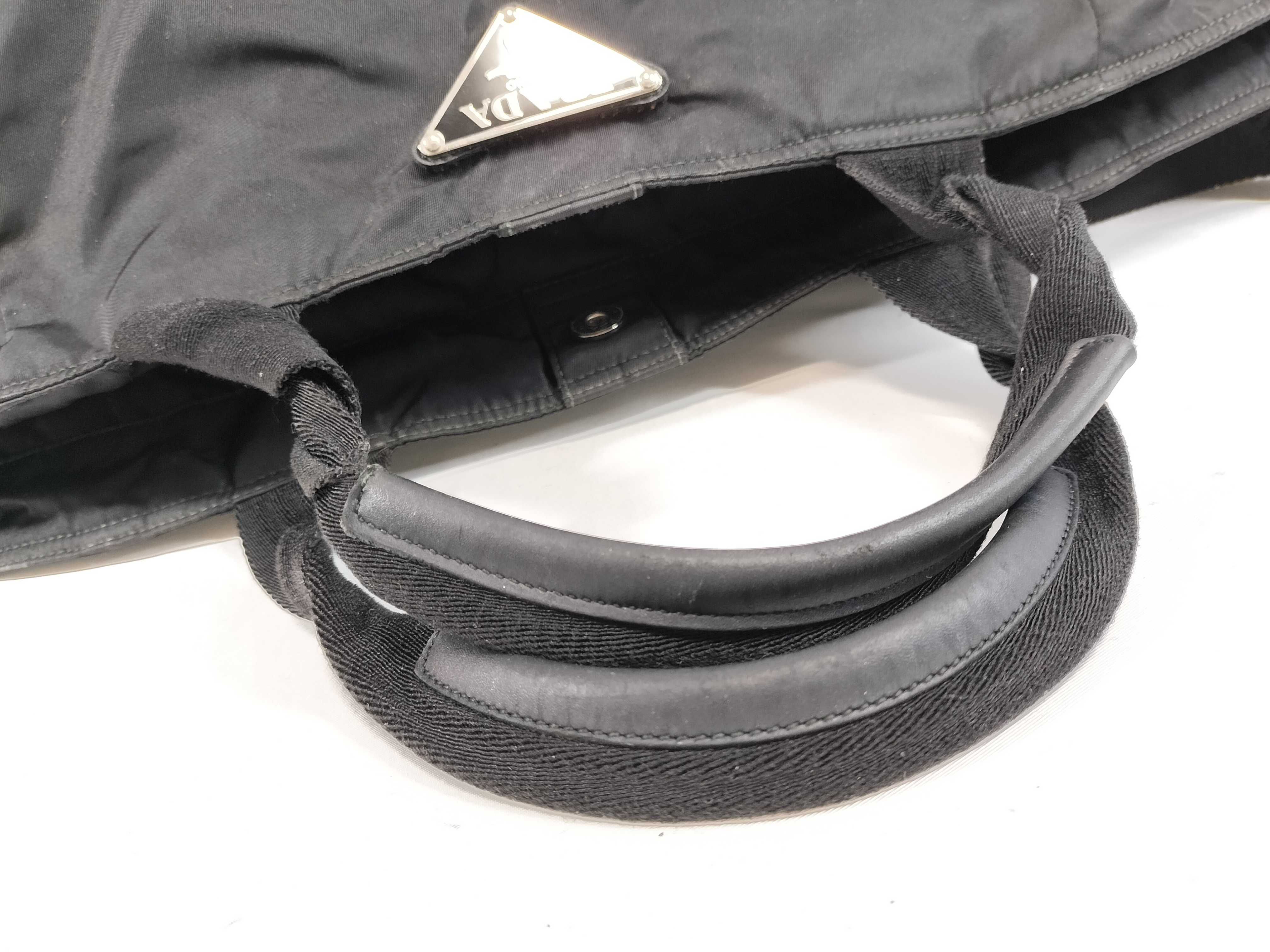 Nylon 2-Way Black Handbag — view 3