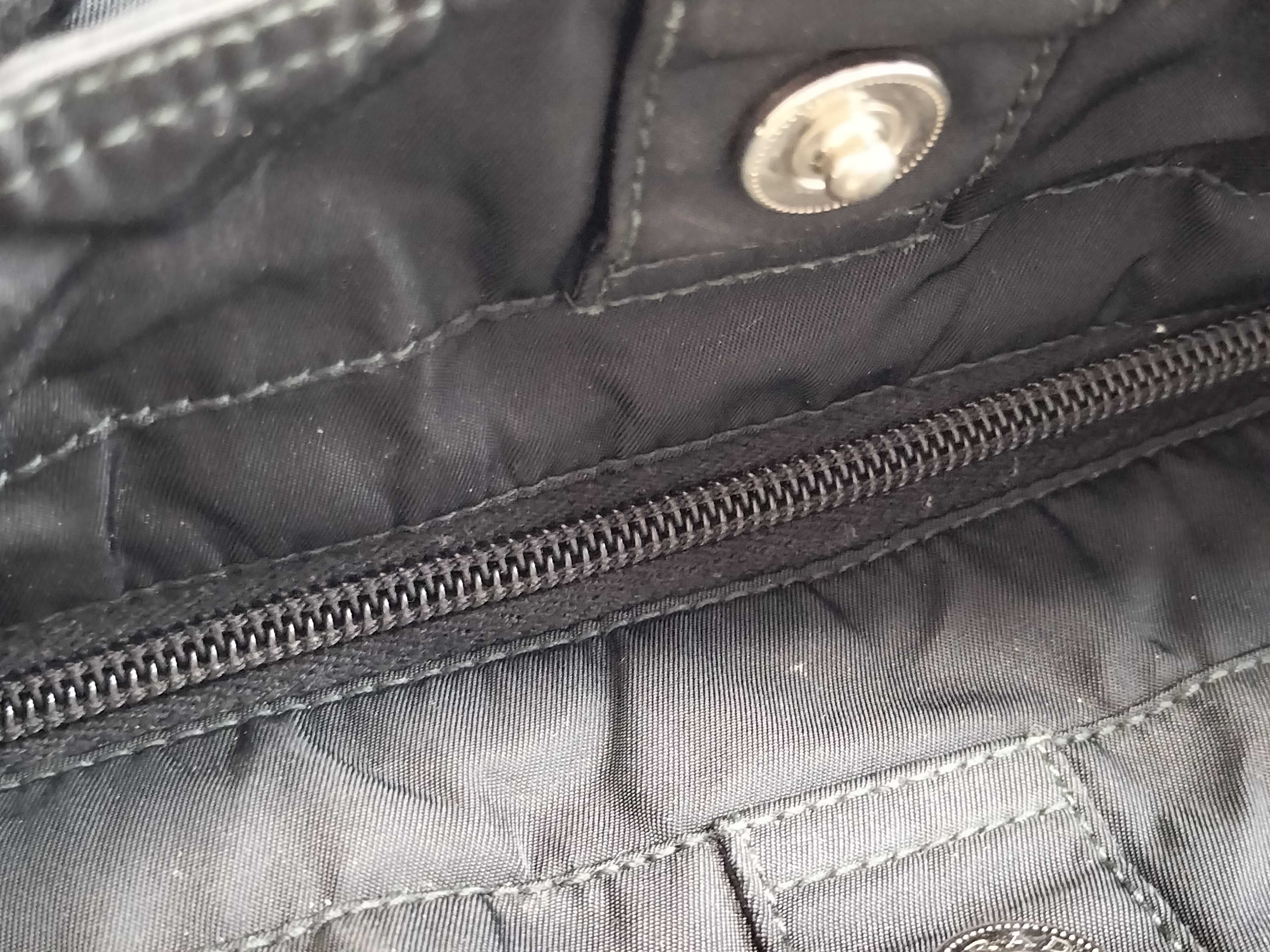 Nylon 2-Way Black Handbag — view 7