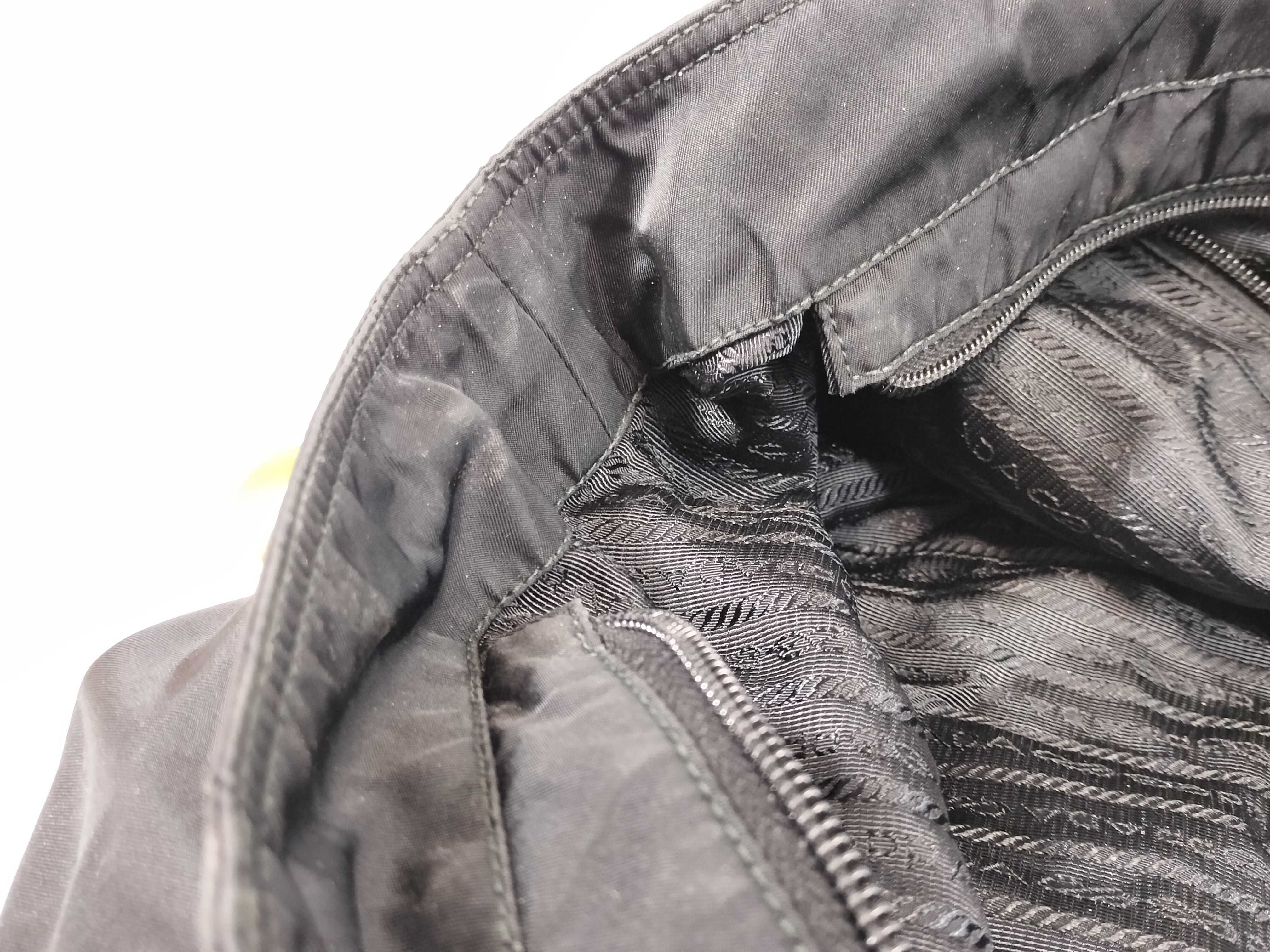 Nylon 2-Way Black Handbag — view 10