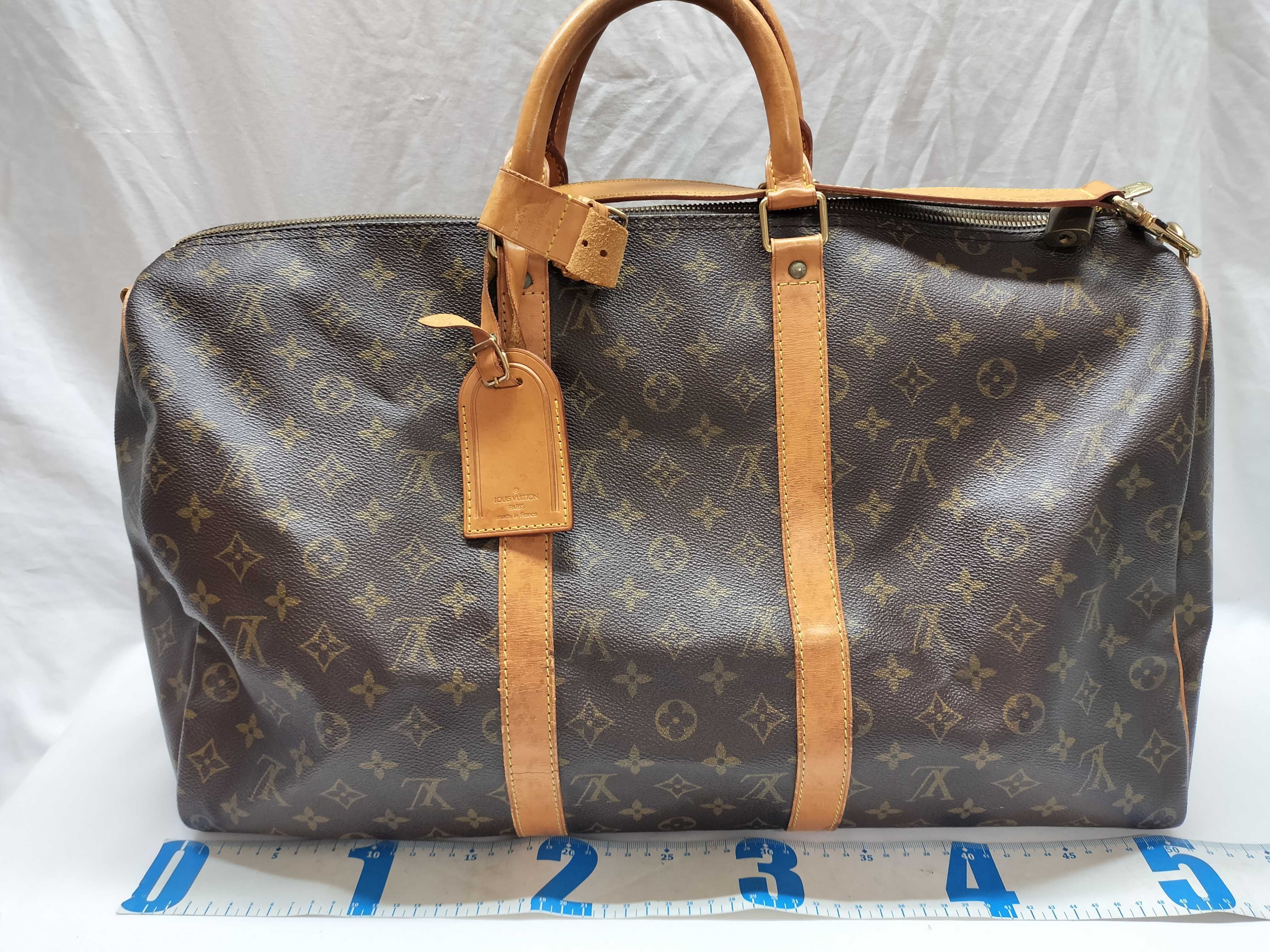Monogram Louis Vuitton Keepall Bandoulière Boston Bag — view 2