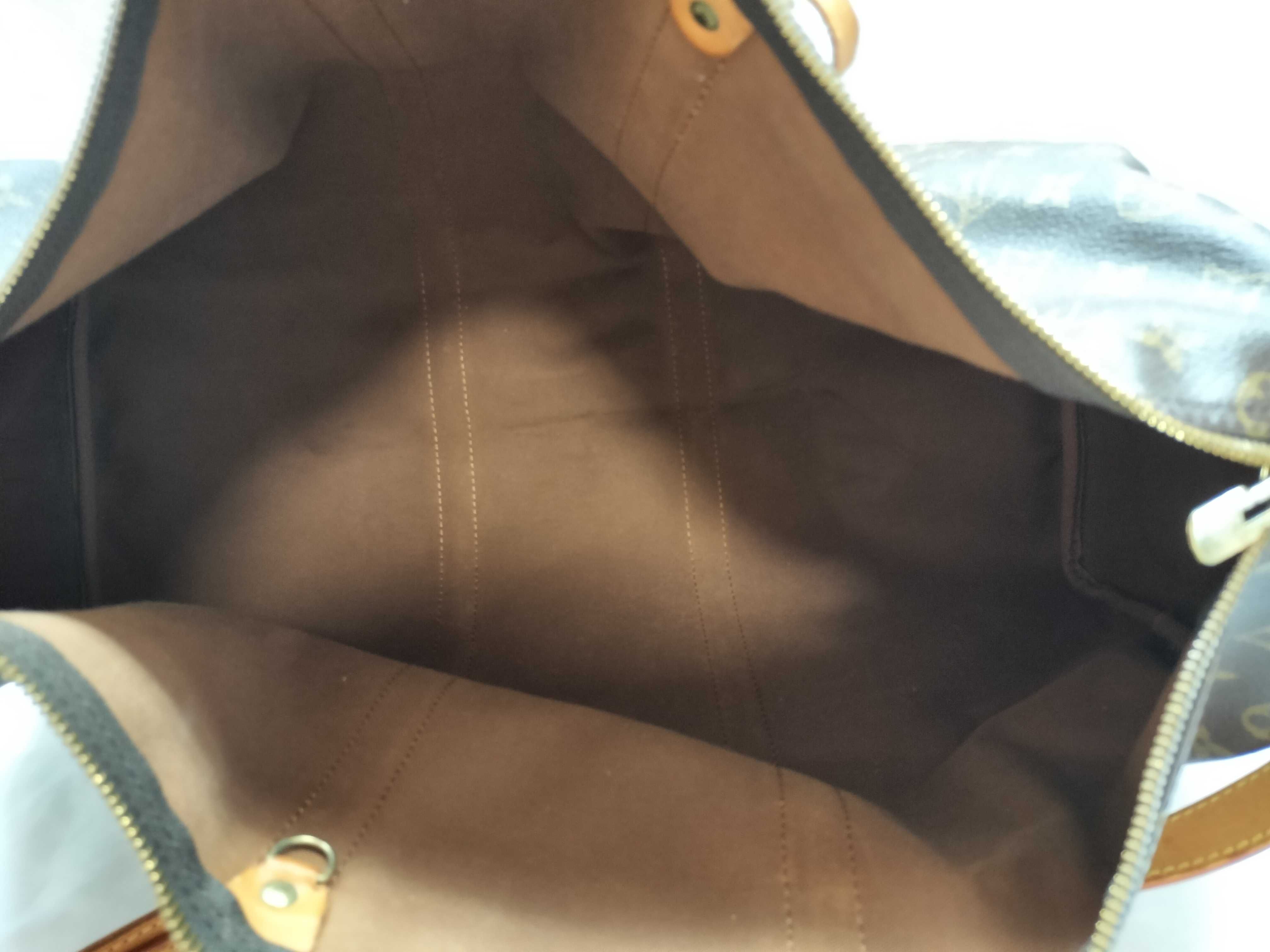 Monogram Louis Vuitton Keepall Bandoulière Boston Bag — view 13