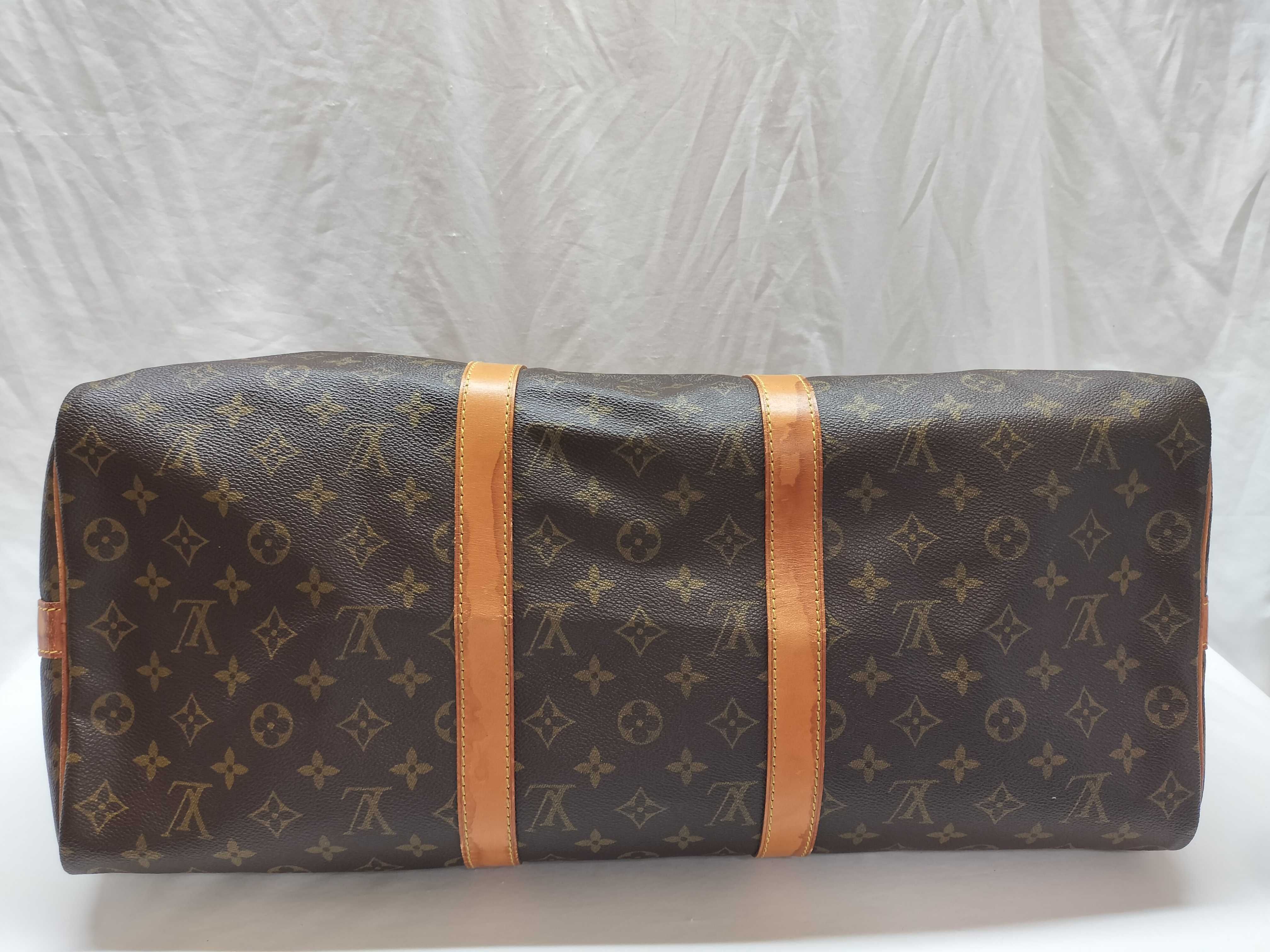 Monogram Louis Vuitton Keepall Bandoulière Boston Bag — view 3