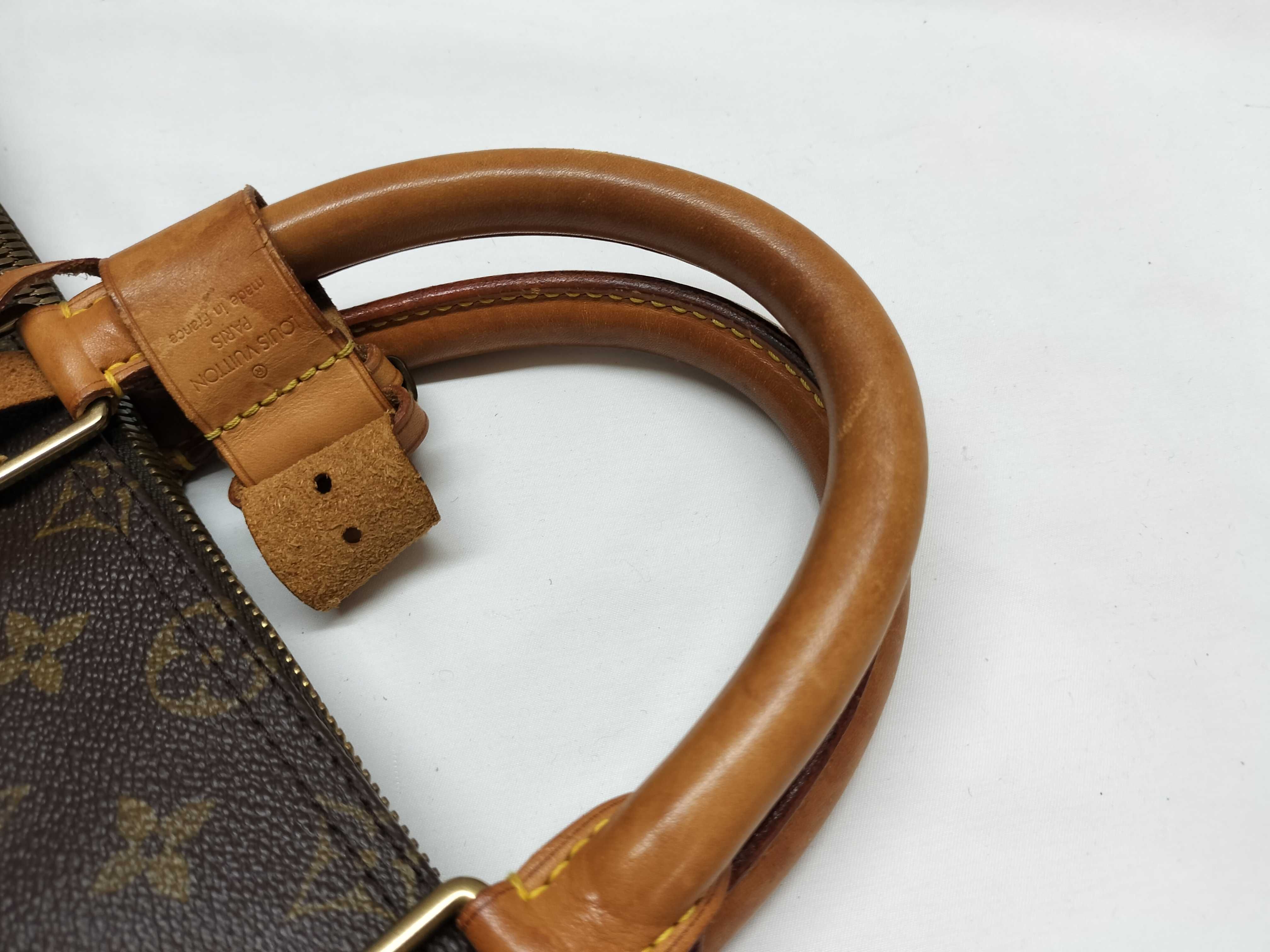 Monogram Louis Vuitton Keepall Bandoulière Boston Bag — view 10
