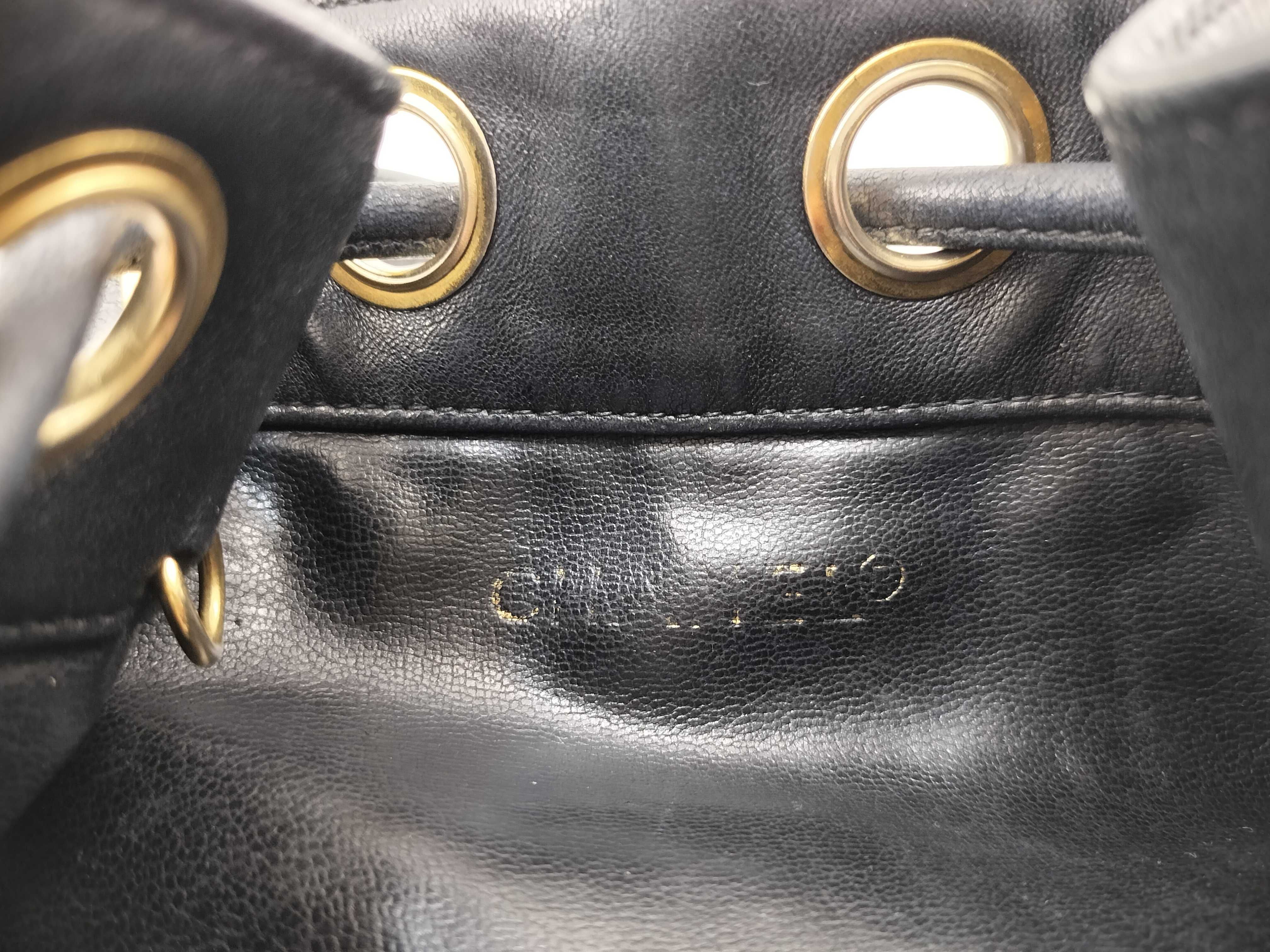 Lambskin Coco Ball Old Drawstring Shoulder Bag — view 12