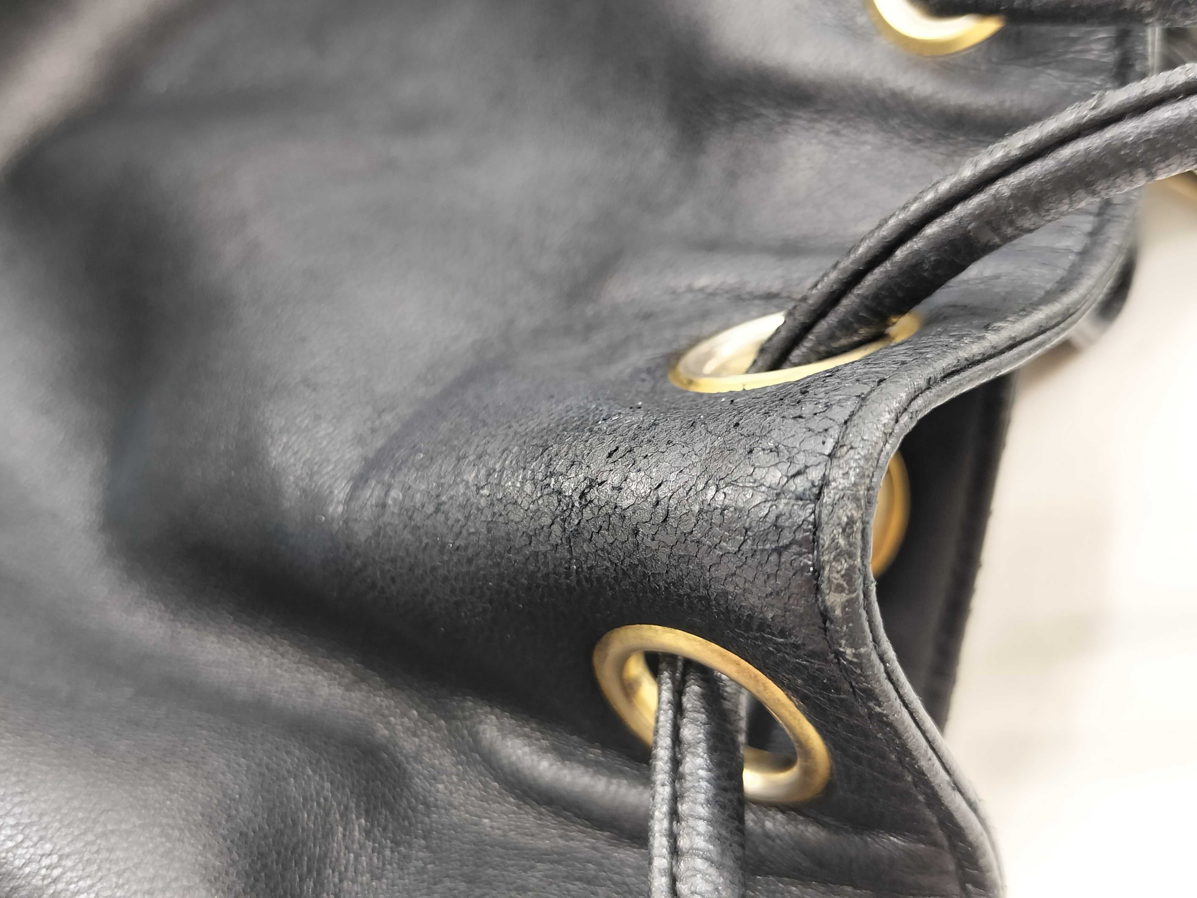 Lambskin Coco Ball Old Drawstring Shoulder Bag — view 14