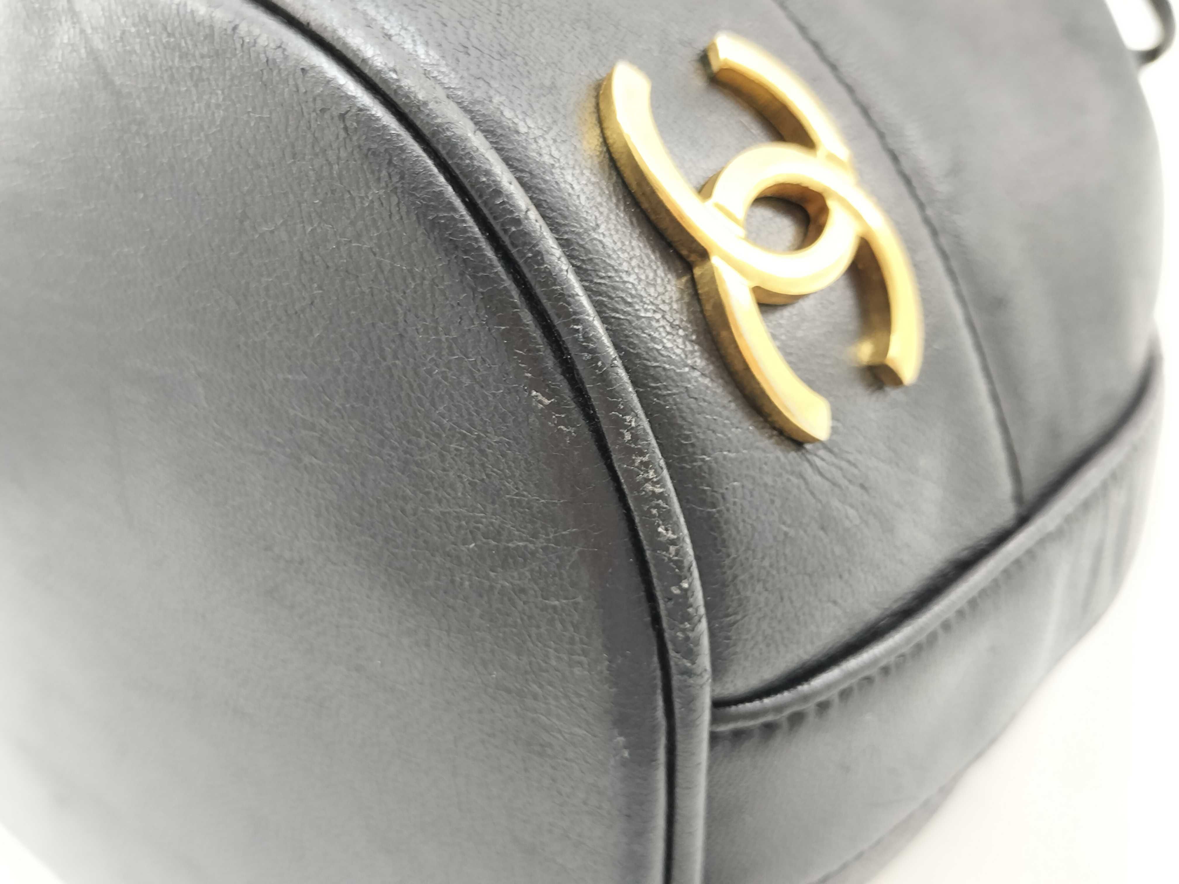 Lambskin Coco Ball Old Drawstring Shoulder Bag — view 7