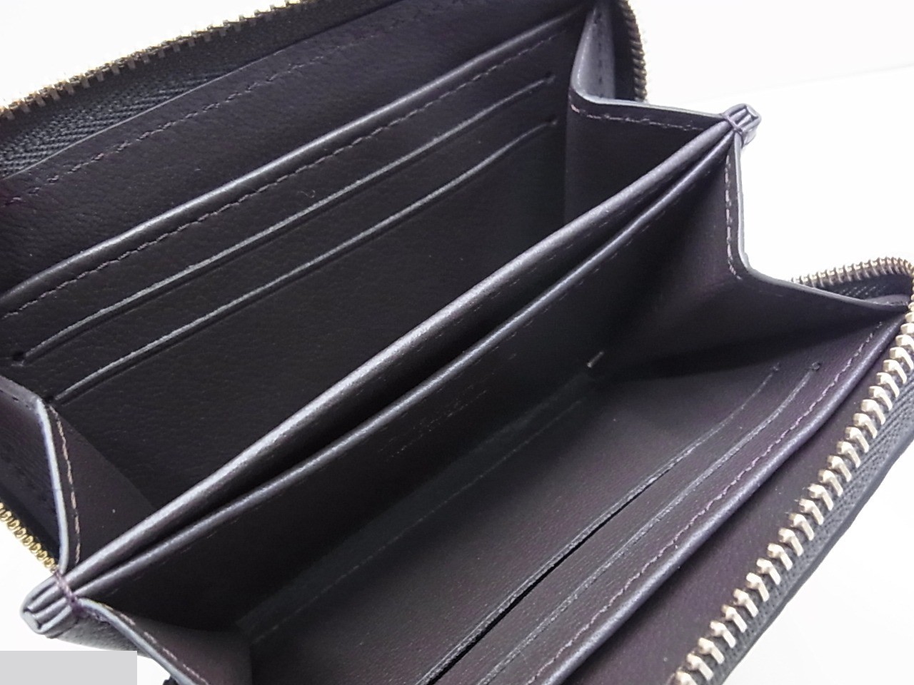 Zippy Coin Purse, Exotic Python, Unused — view 2