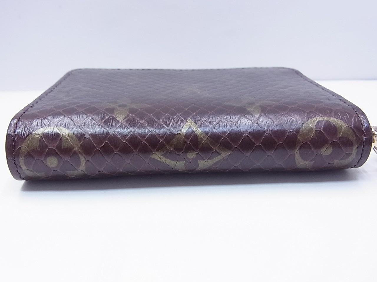 Zippy Coin Purse, Exotic Python, Unused — view 8