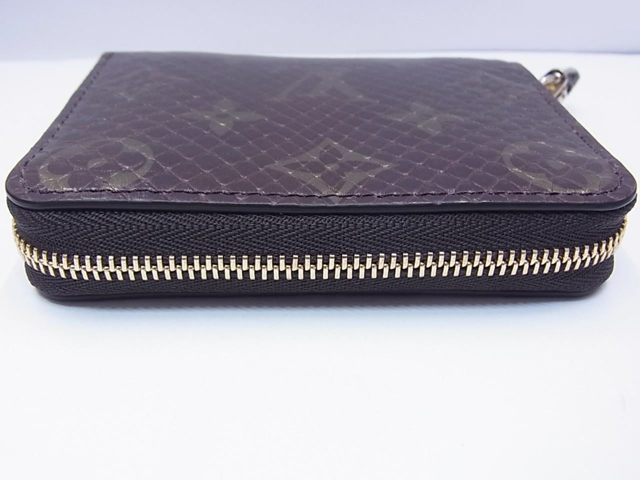 Zippy Coin Purse, Exotic Python, Unused — view 9
