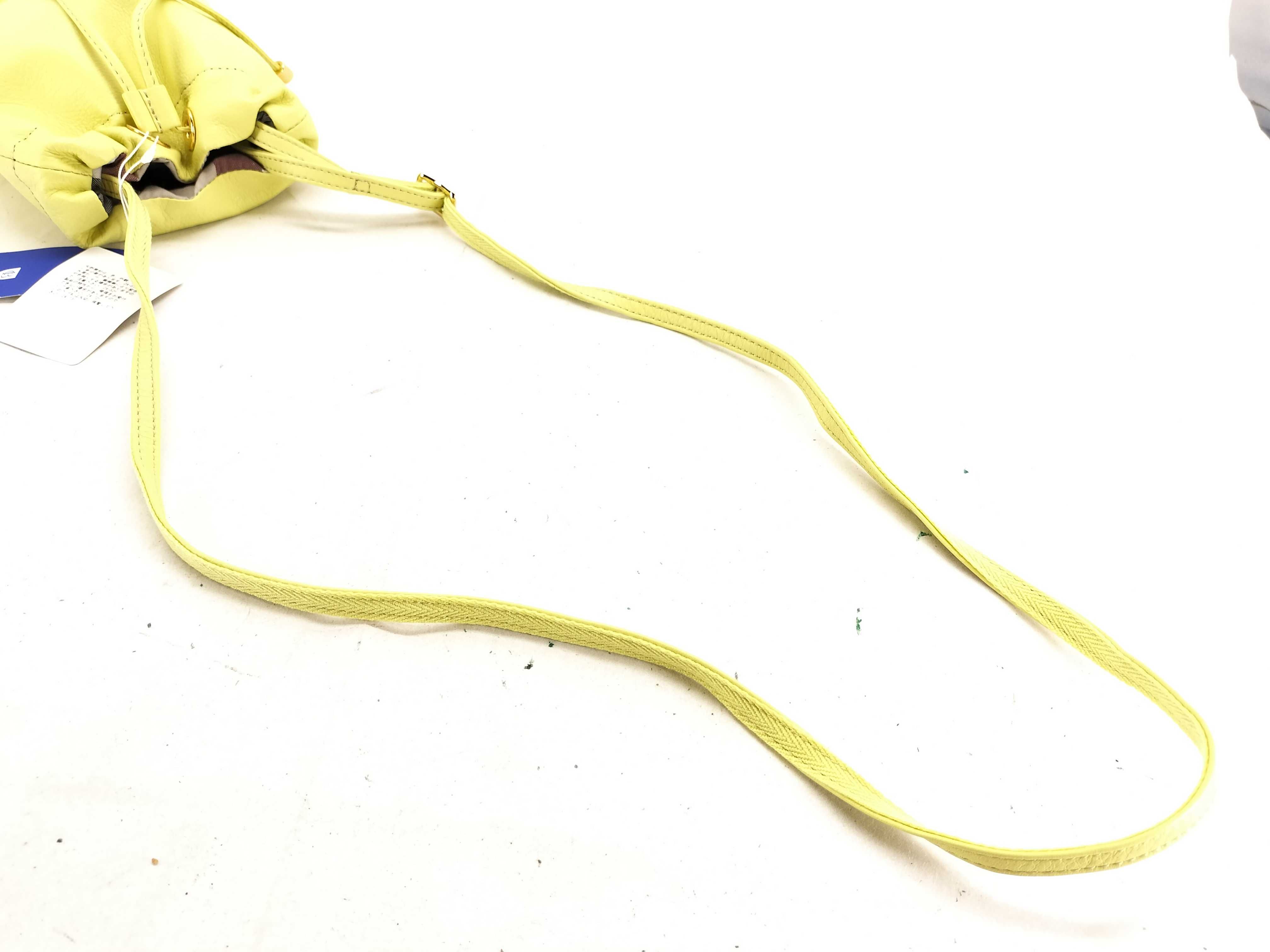 Blue Label Drawstring Shoulder Bag with Paper Tag — view 3
