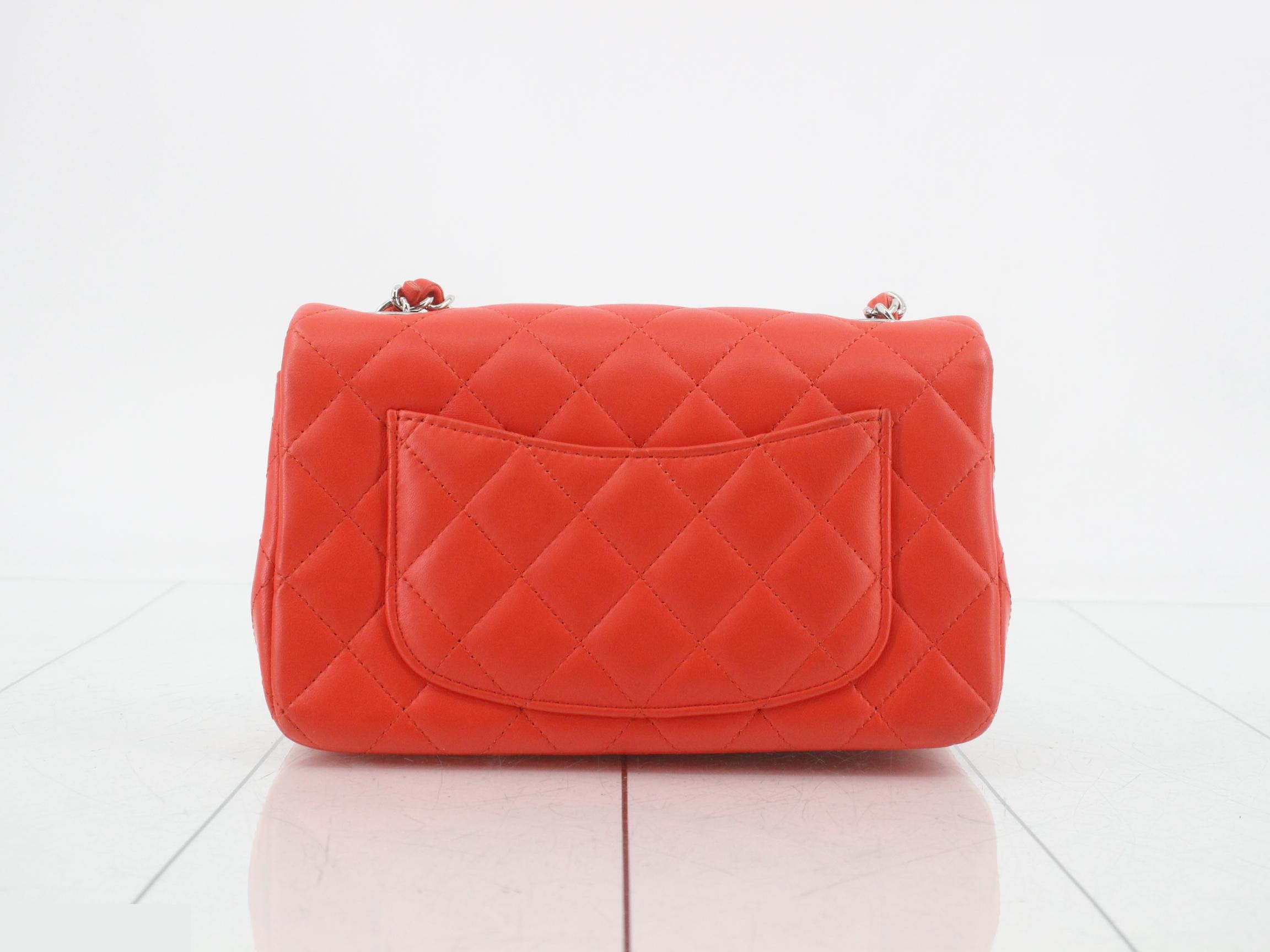 Lambskin Mini Matelassé Chain Shoulder Bag — view 2