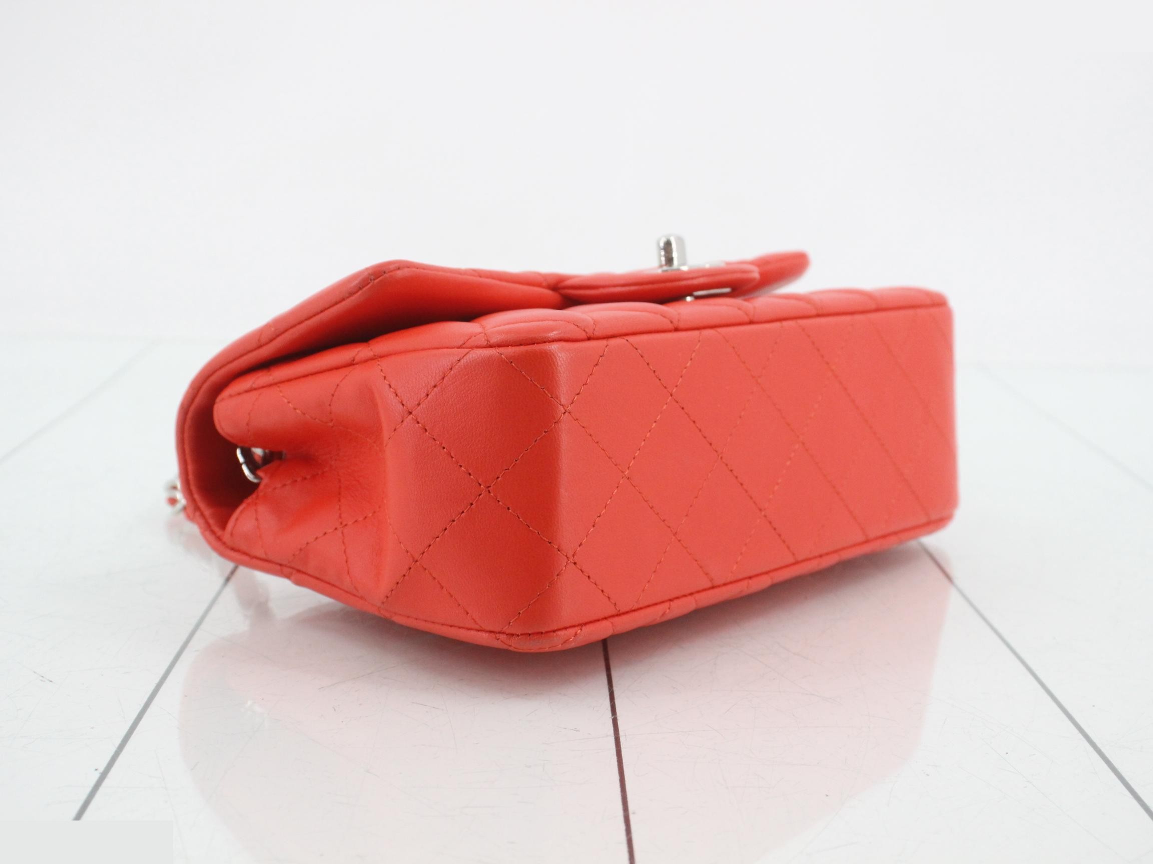 Lambskin Mini Matelassé Chain Shoulder Bag — view 5