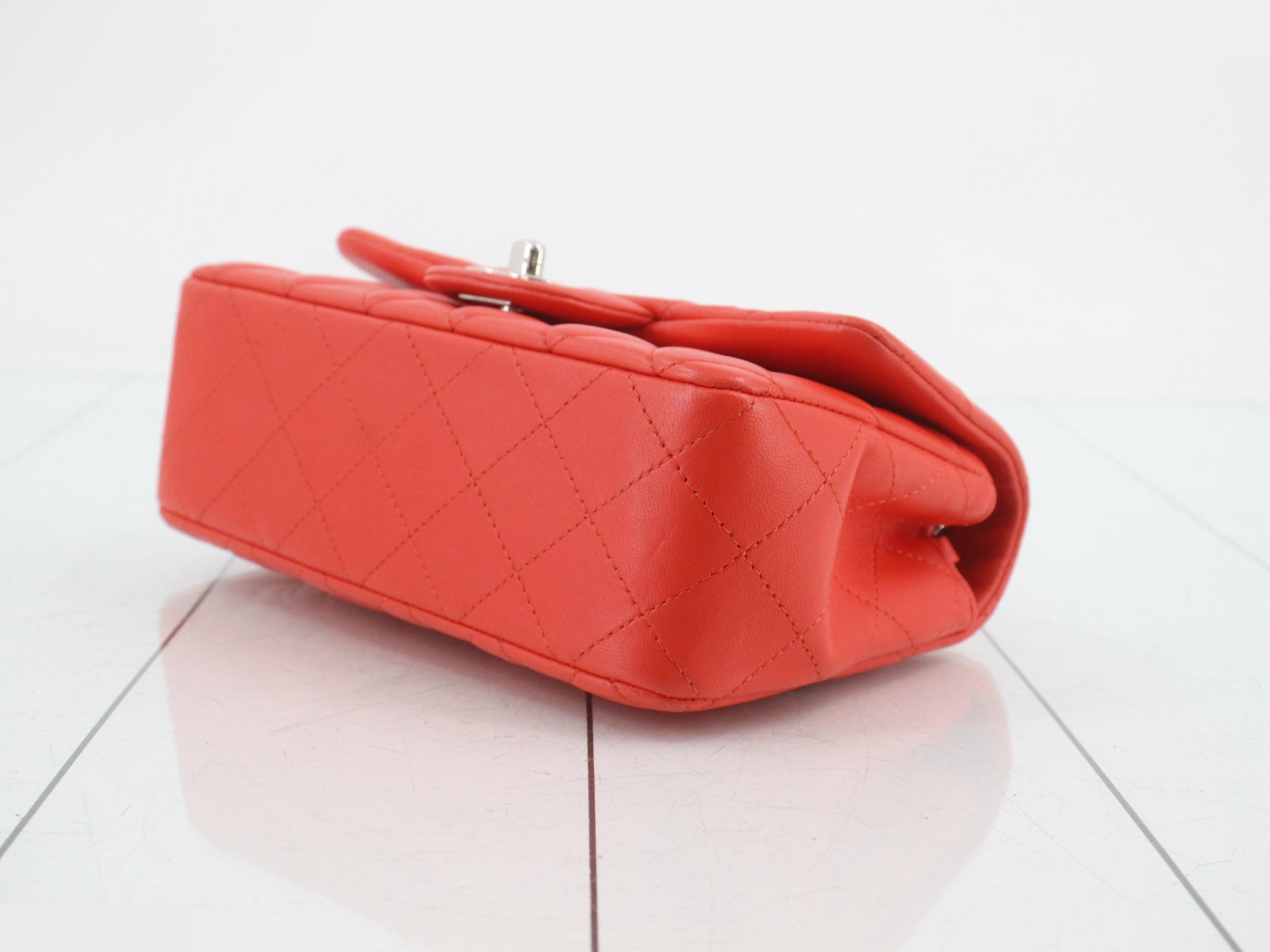 Lambskin Mini Matelassé Chain Shoulder Bag — view 6