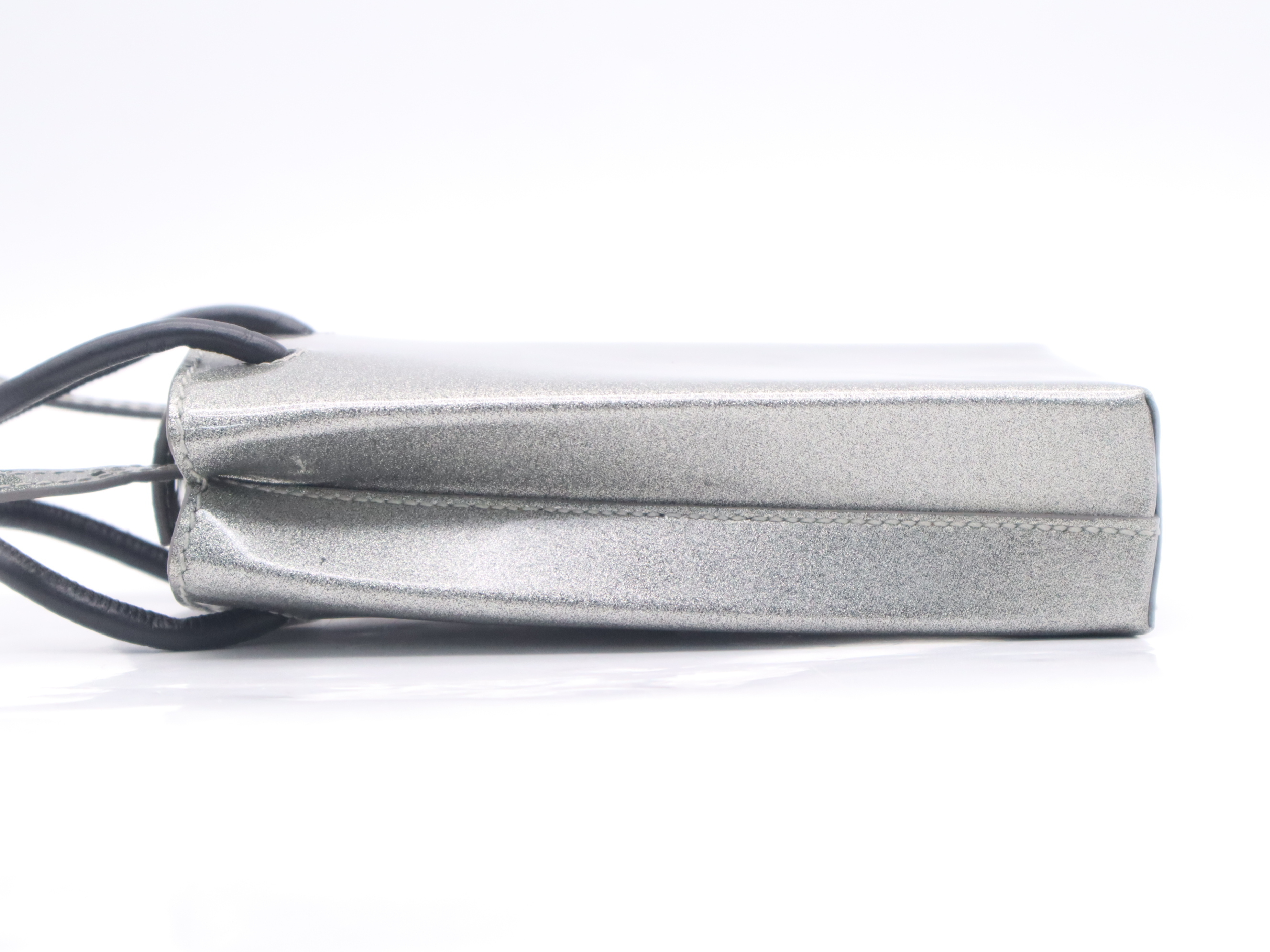 PVC Phone Holder Bag, Silver, Shoulder Bag — view 3