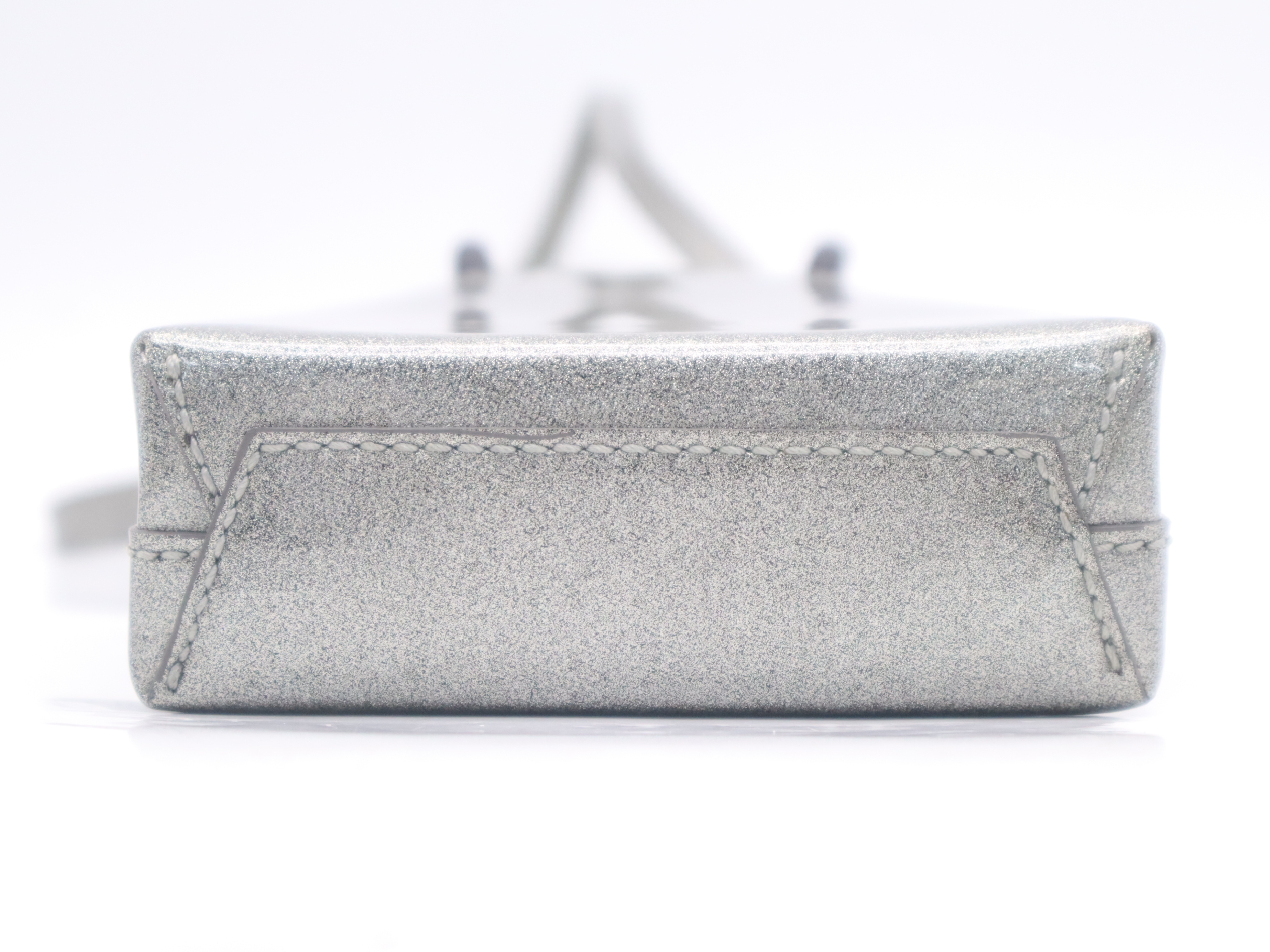 PVC Phone Holder Bag, Silver, Shoulder Bag — view 4