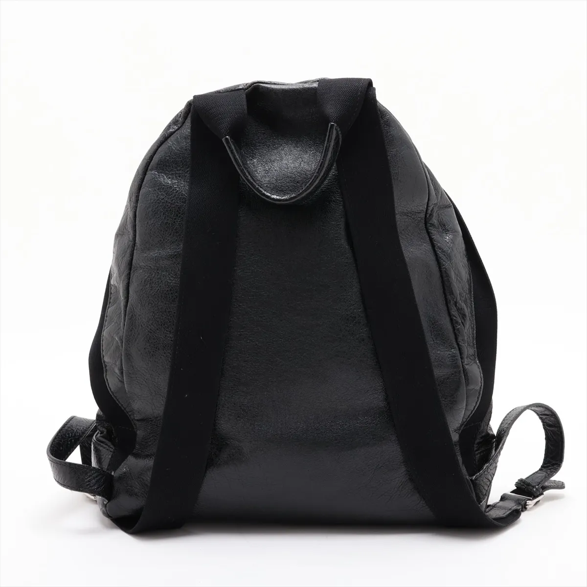 409010 Leather Backpack/Rucksack Black — view 2