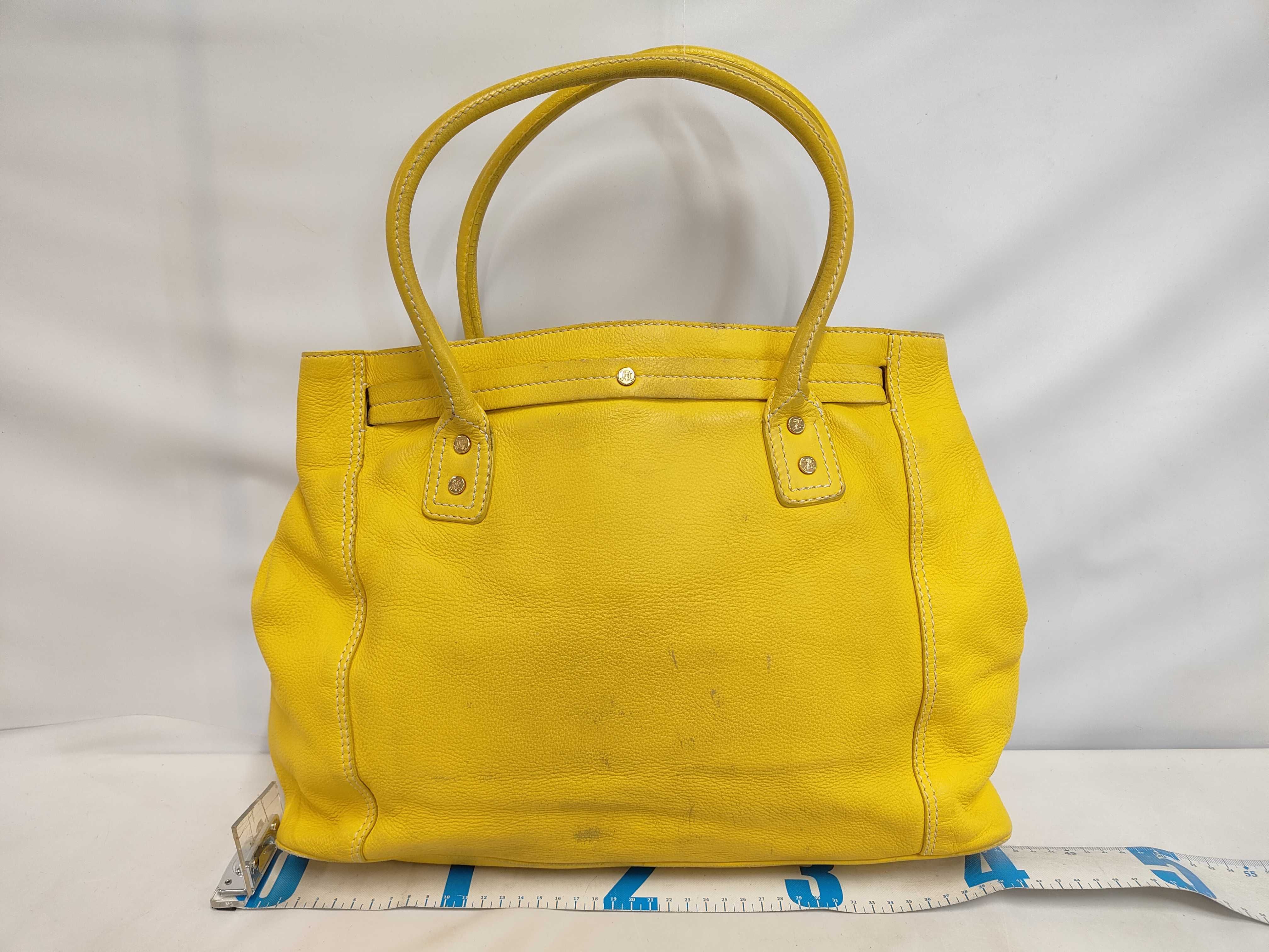 handbag, yellow handbag — view 2