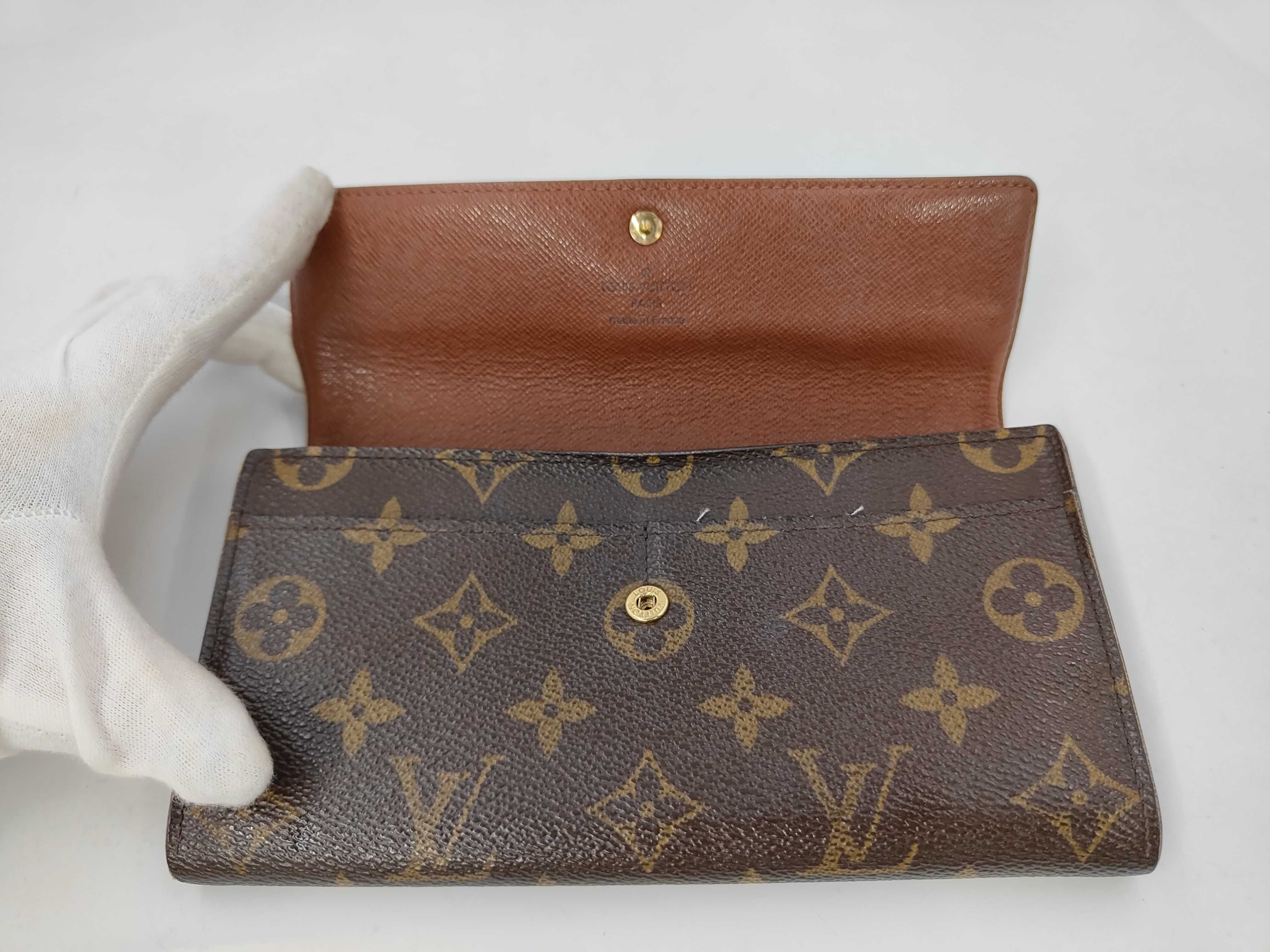 Monogram Louis Vuitton Monogram Portefeuille Sarah CT0085 Wallet — view 7