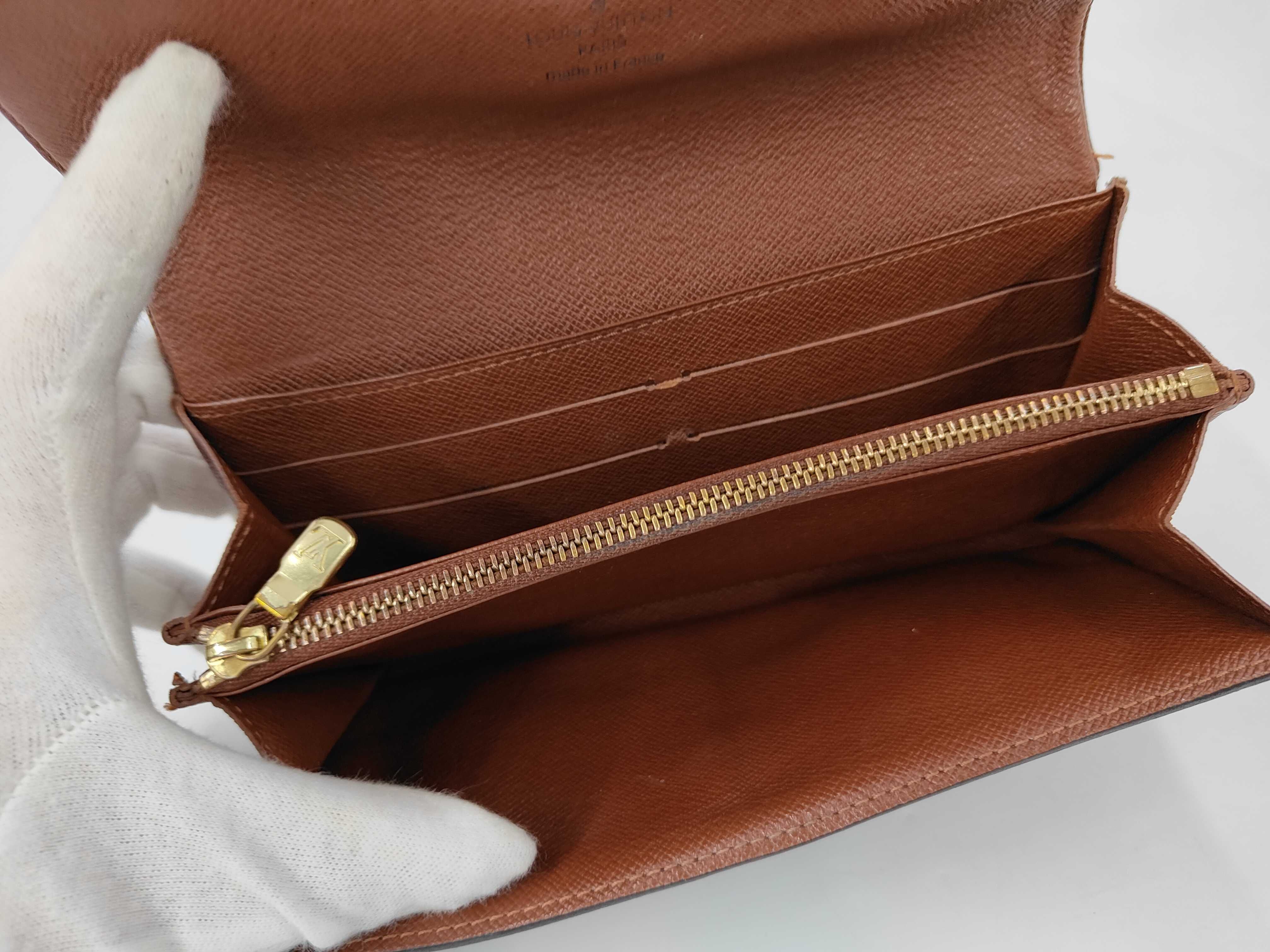 Monogram Louis Vuitton Monogram Portefeuille Sarah CT0085 Wallet — view 8