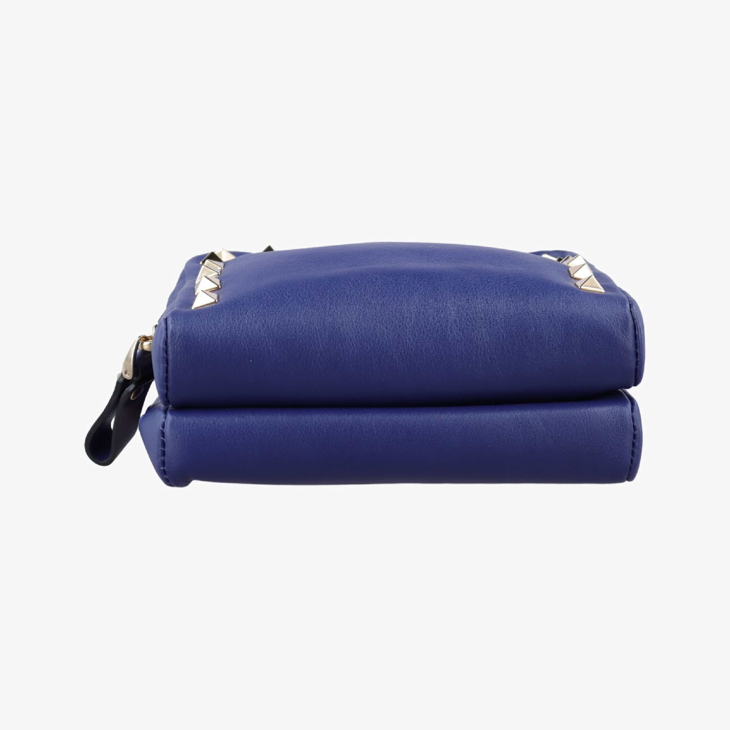 Rockstud Blue Leather TVF 080VIT3 Shoulder Bag — view 3