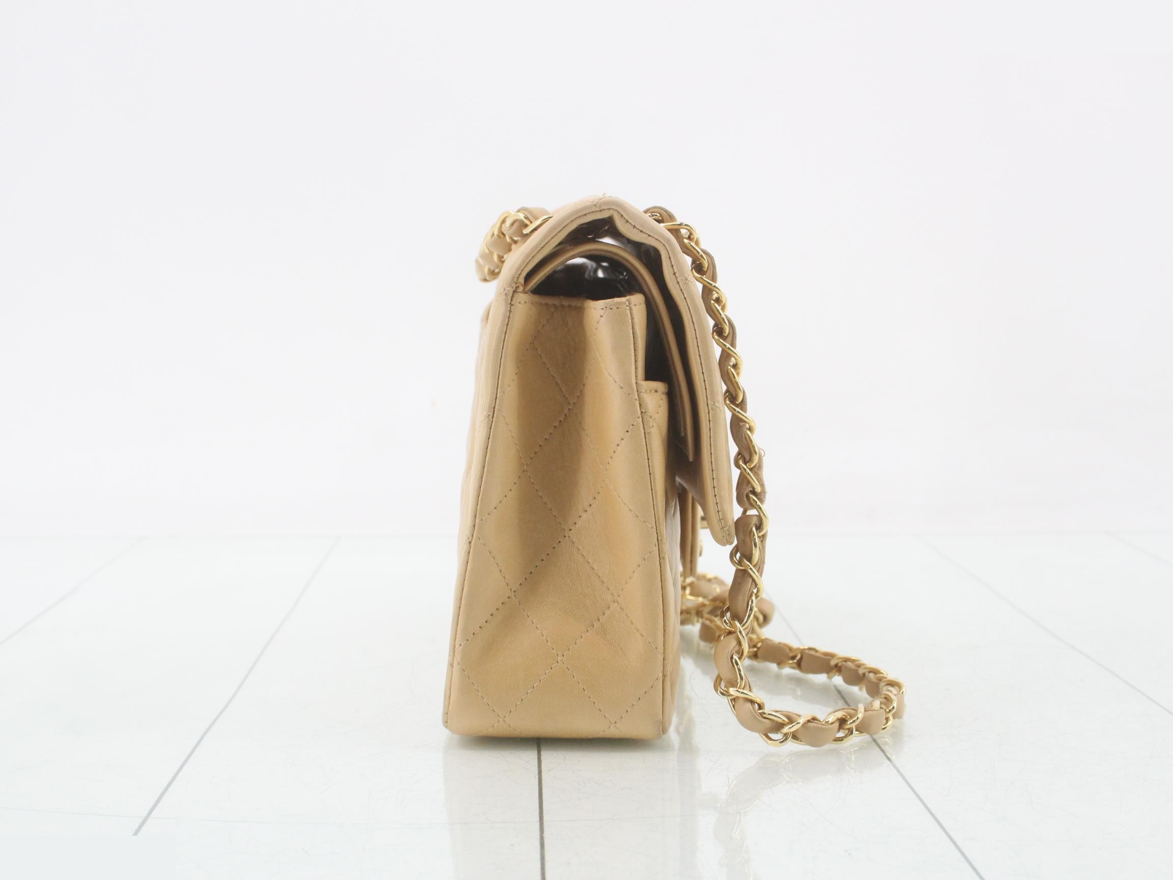 Double flap 25 lambskin chain shoulder bag, item number 7 — view 4