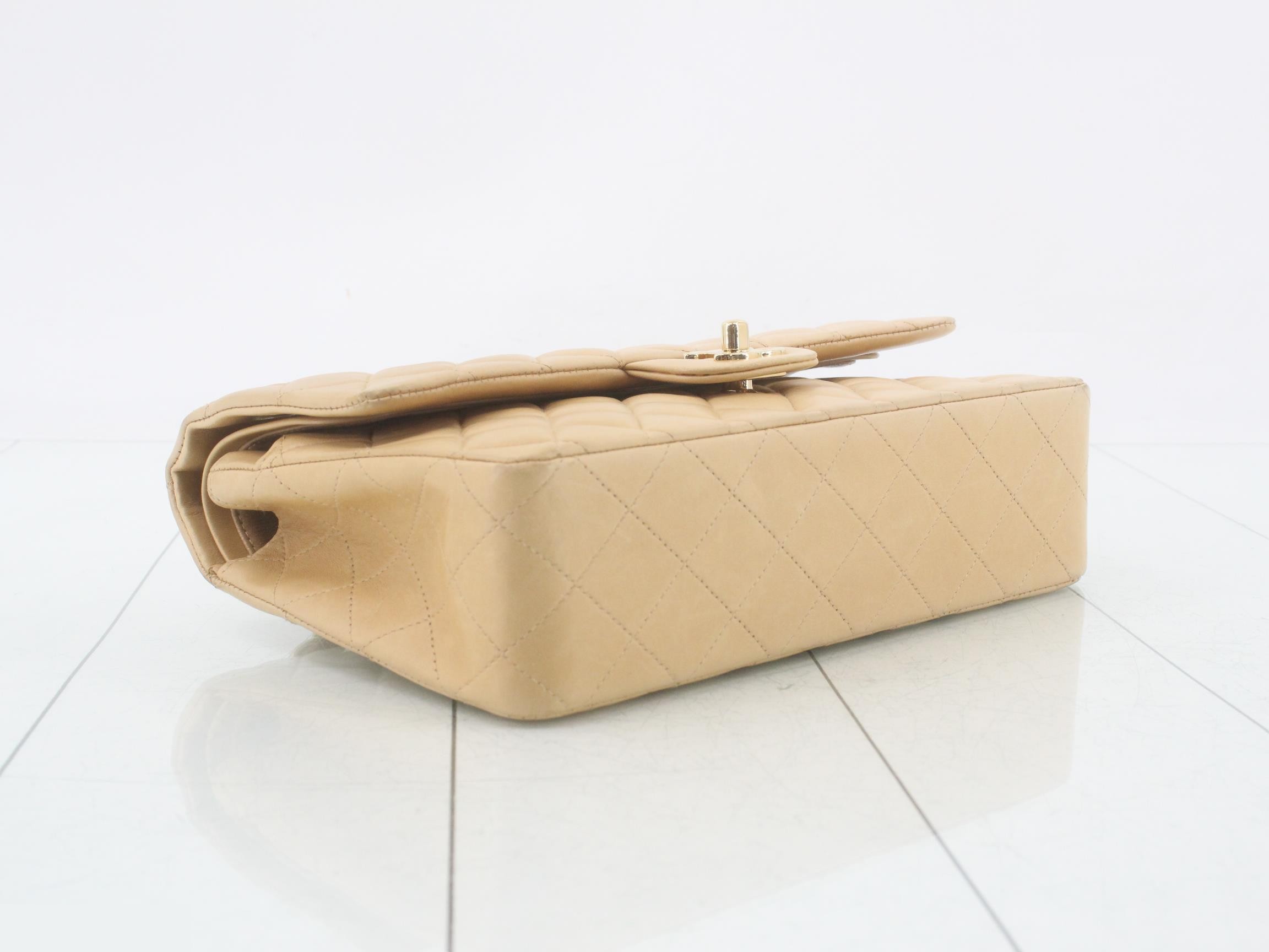 Double flap 25 lambskin chain shoulder bag, item number 7 — view 5