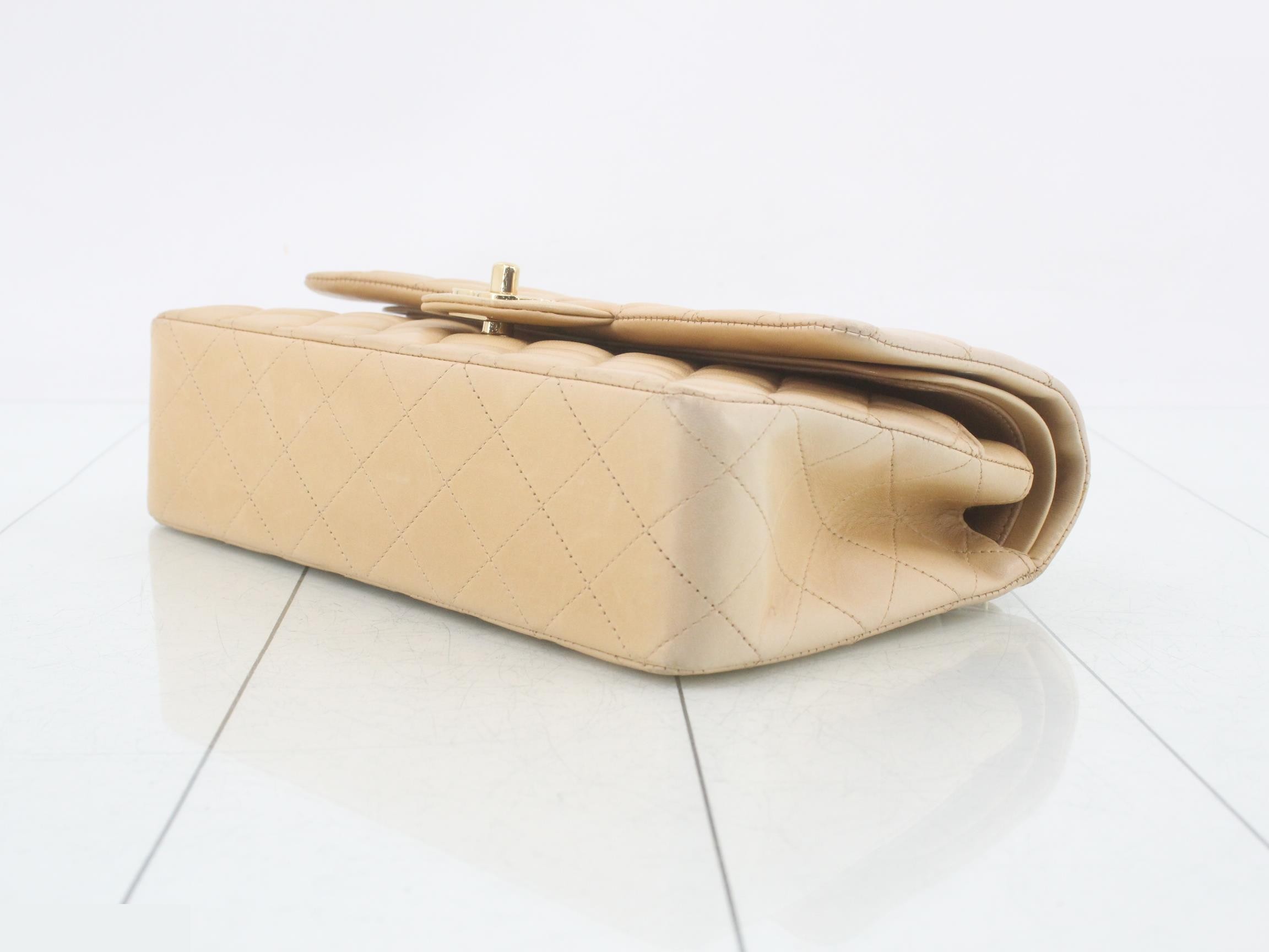 Double flap 25 lambskin chain shoulder bag, item number 7 — view 6