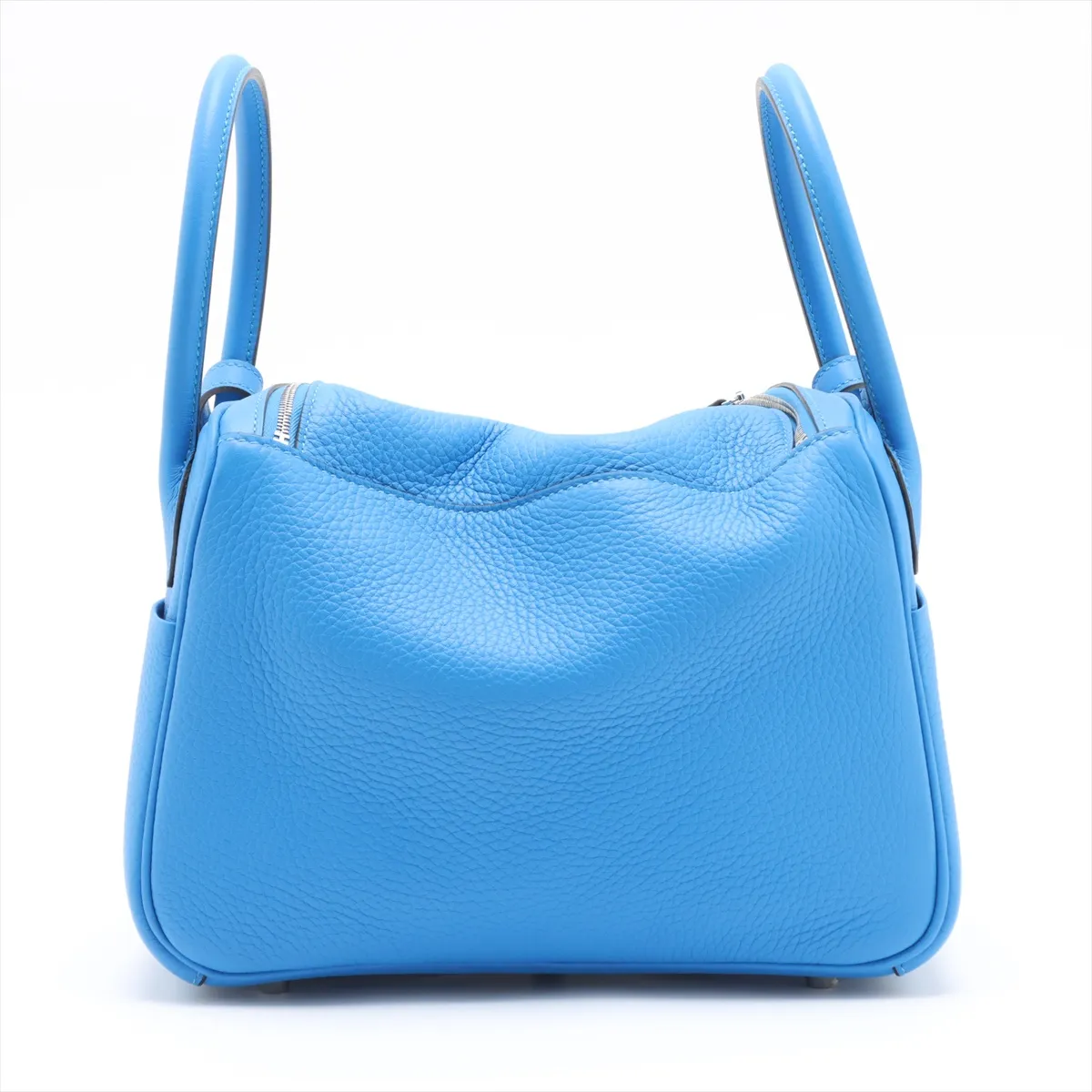 [Individually wrapped] Hermes Lindy 26 Taurillon Clemence New Blue Hydra Silver Hardware K:2025 — view 2