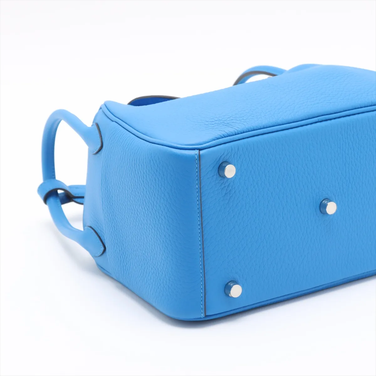 [Individually wrapped] Hermes Lindy 26 Taurillon Clemence New Blue Hydra Silver Hardware K:2025 — view 4
