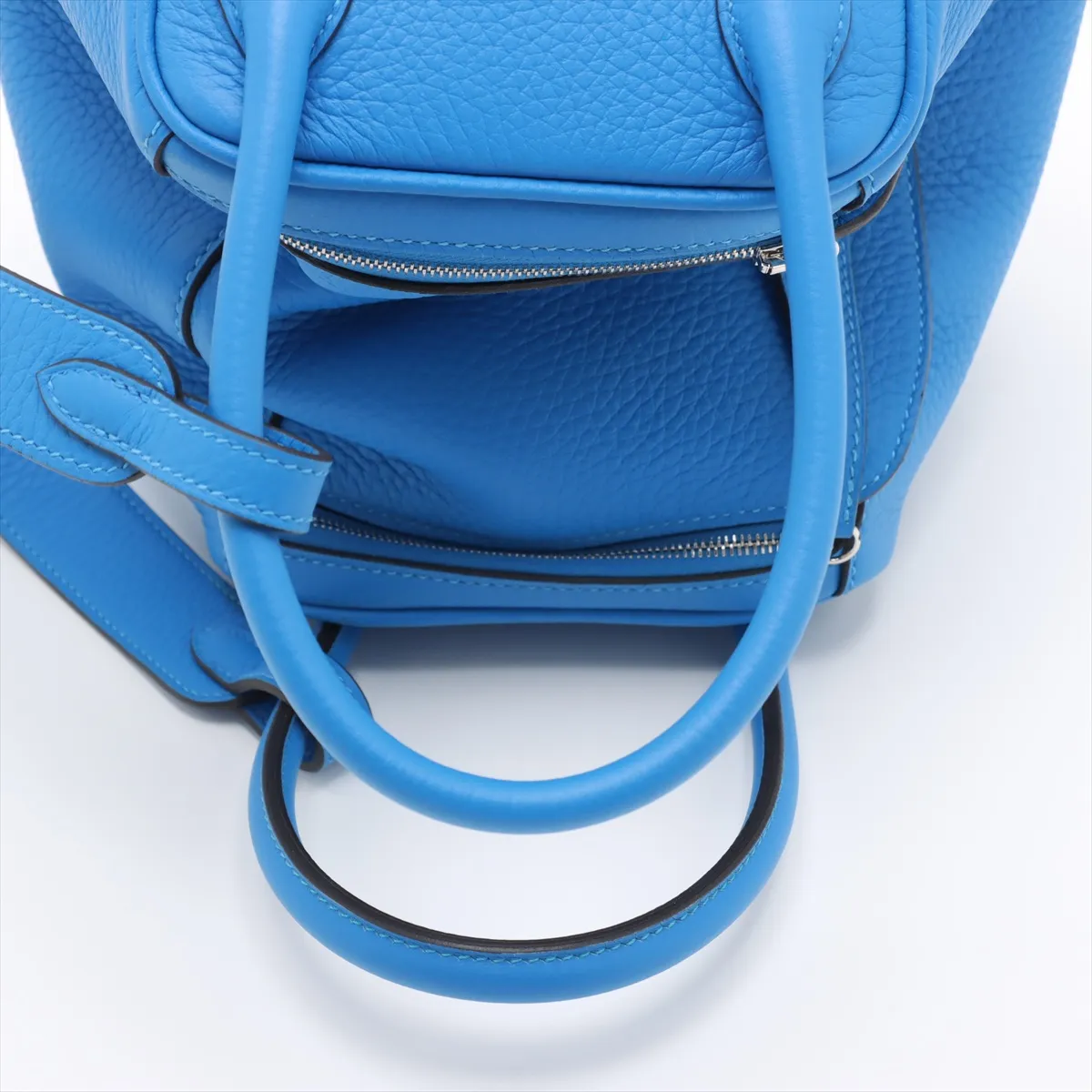 [Individually wrapped] Hermes Lindy 26 Taurillon Clemence New Blue Hydra Silver Hardware K:2025 — view 5