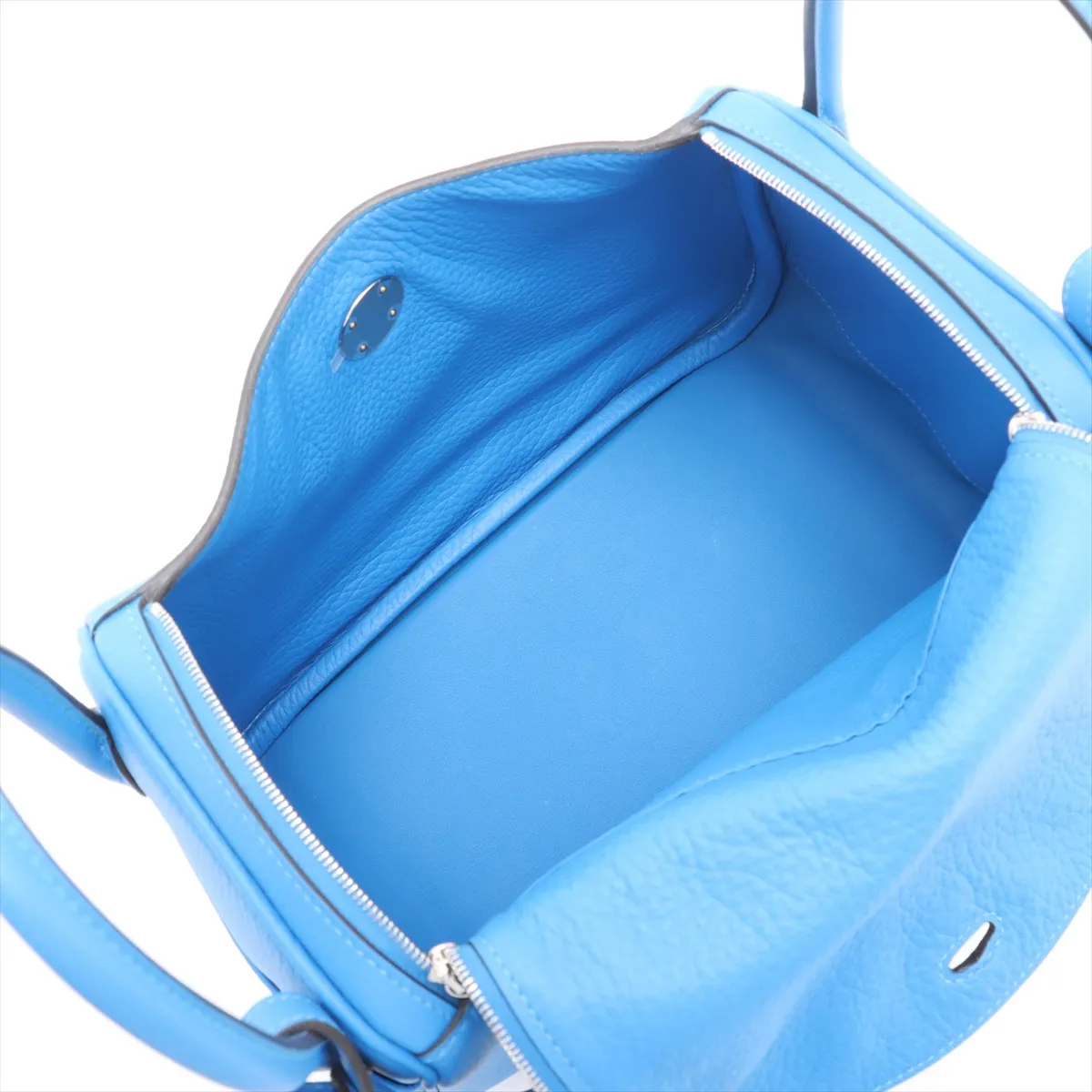 [Individually wrapped] Hermes Lindy 26 Taurillon Clemence New Blue Hydra Silver Hardware K:2025 — view 8